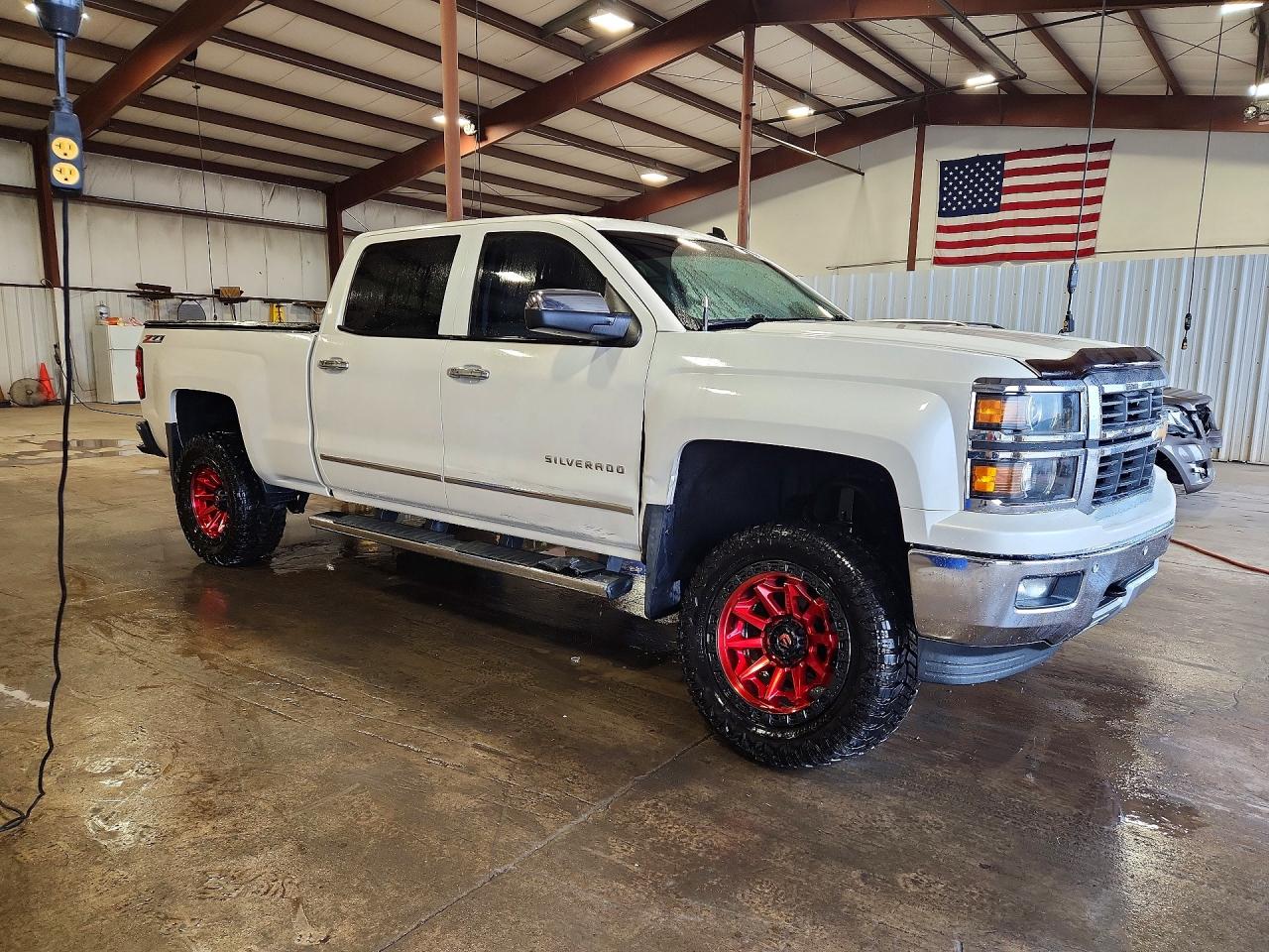 2014 Chevrolet Silverado K1500 Ltz Белый vin: 3GCUKSEC9EG525801