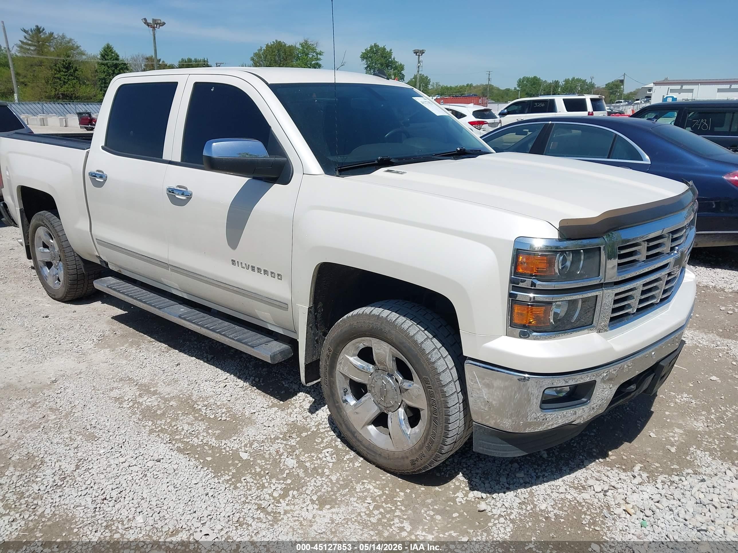 2014 Chevrolet Silverado 1500 2lz Белый vin: 3GCUKSEC9EG550844
