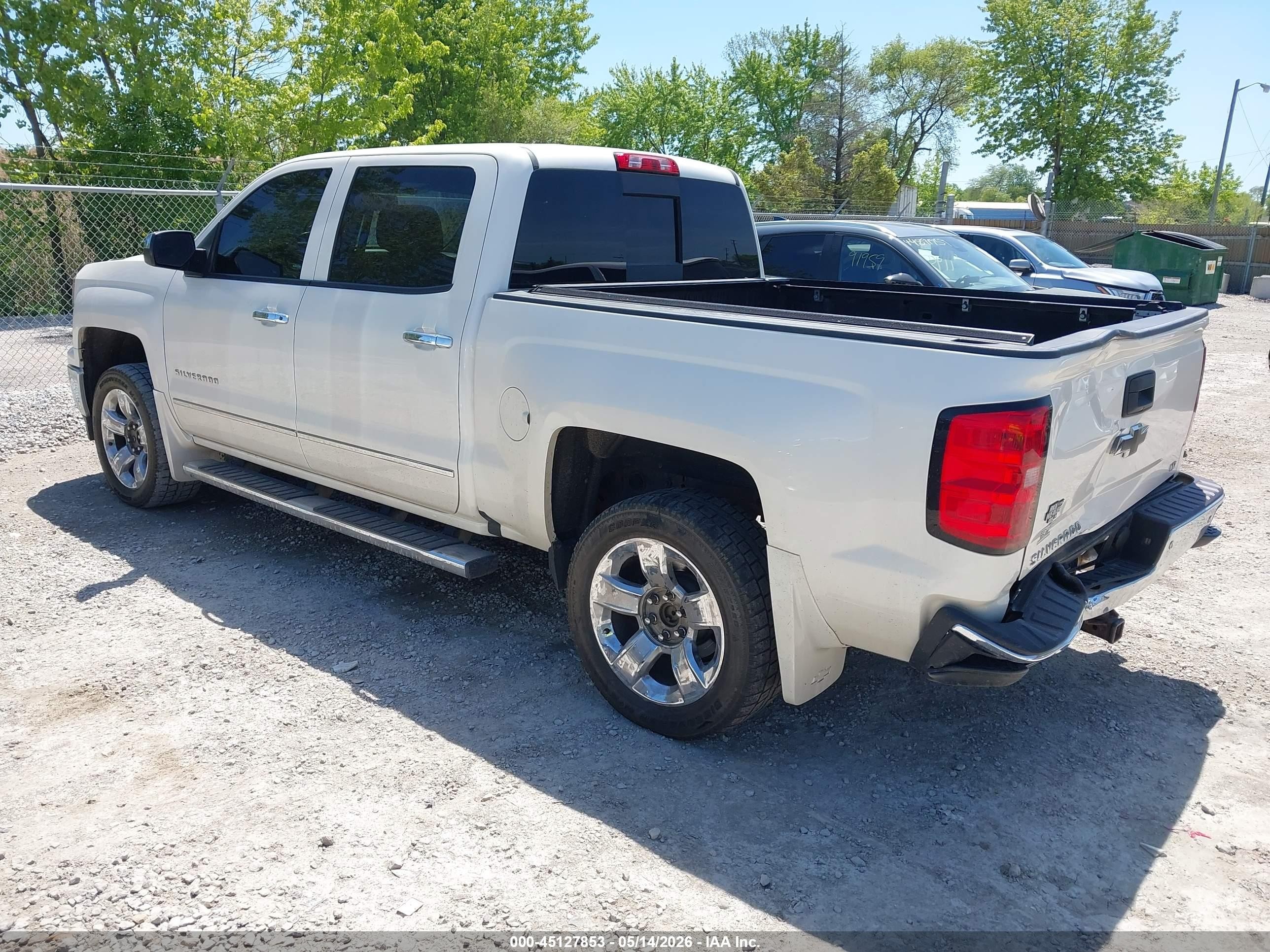 2014 Chevrolet Silverado 1500 2lz Белый vin: 3GCUKSEC9EG550844