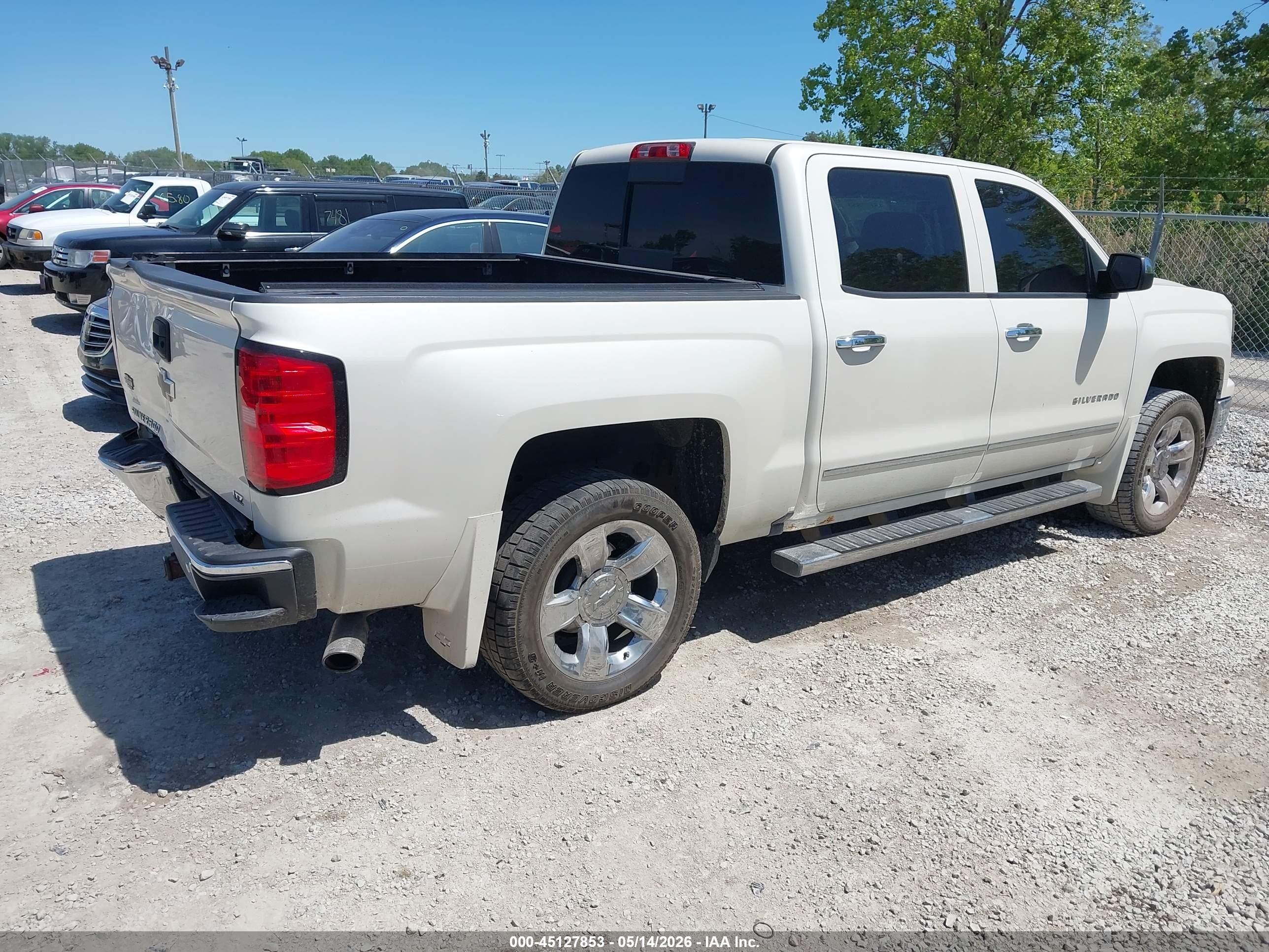 2014 Chevrolet Silverado 1500 2lz Белый vin: 3GCUKSEC9EG550844