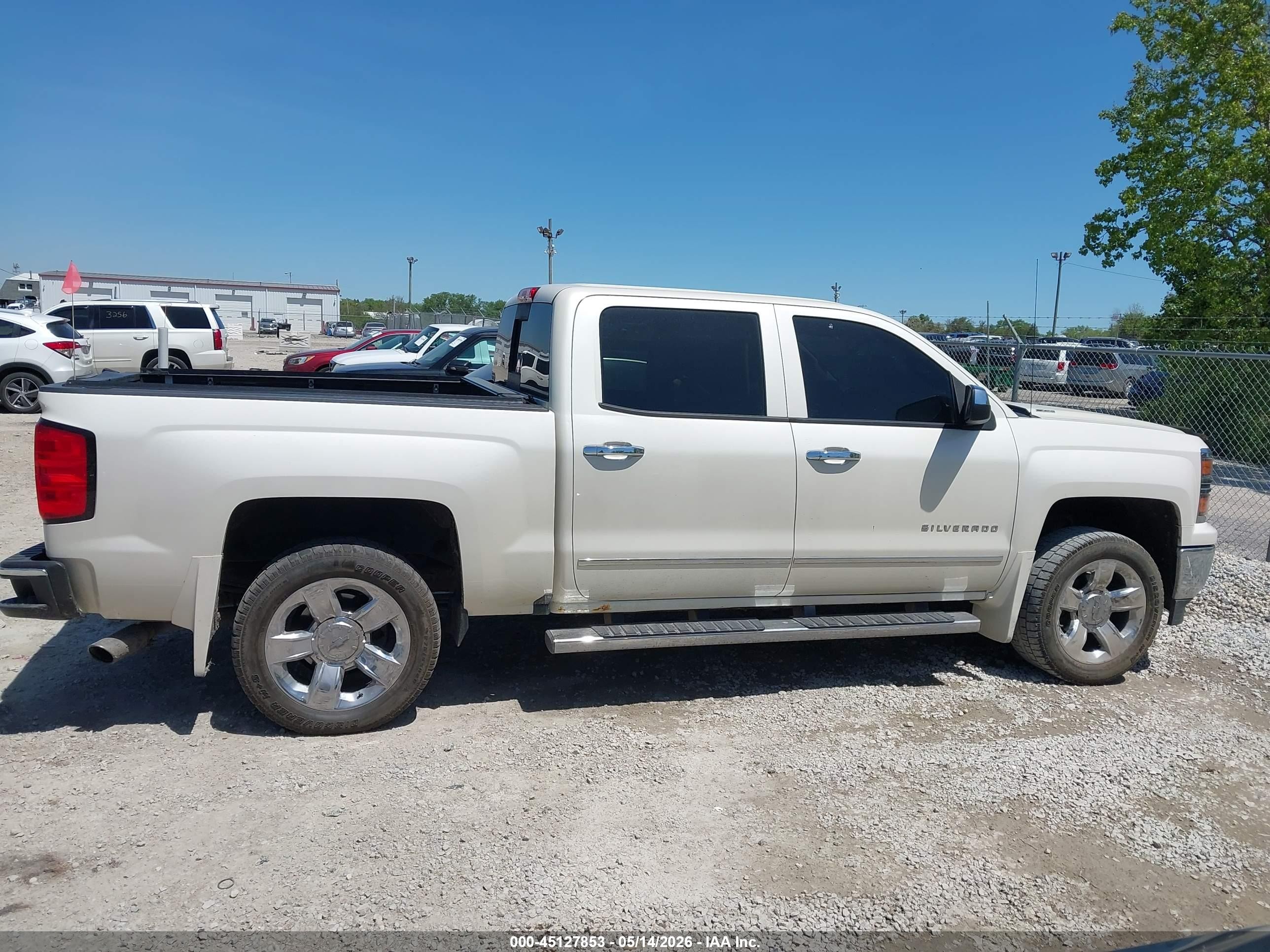 2014 Chevrolet Silverado 1500 2lz Белый vin: 3GCUKSEC9EG550844