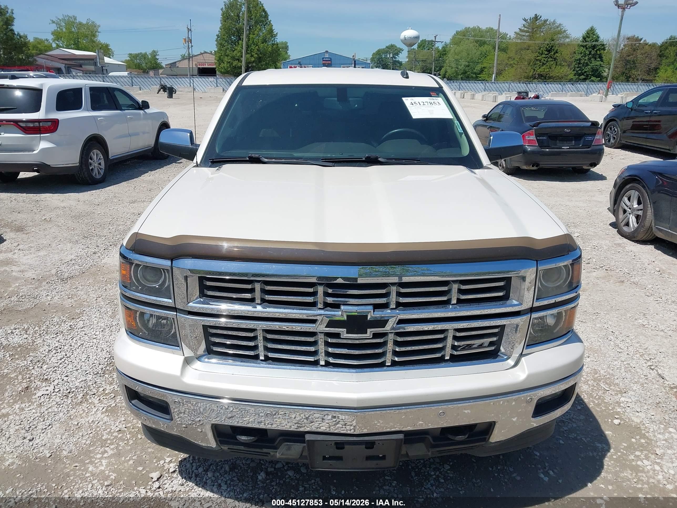 2014 Chevrolet Silverado 1500 2lz Белый vin: 3GCUKSEC9EG550844