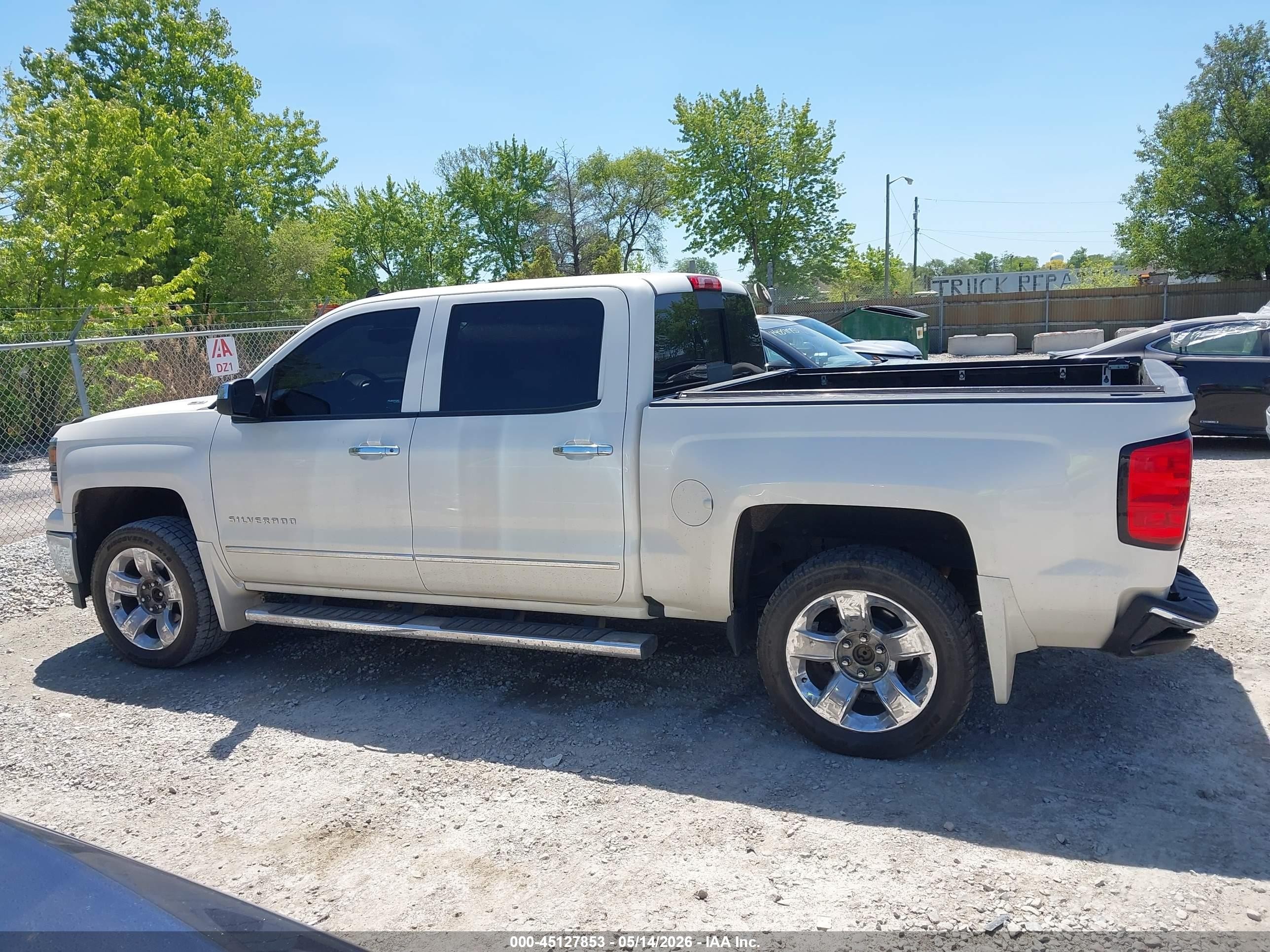 2014 Chevrolet Silverado 1500 2lz Белый vin: 3GCUKSEC9EG550844