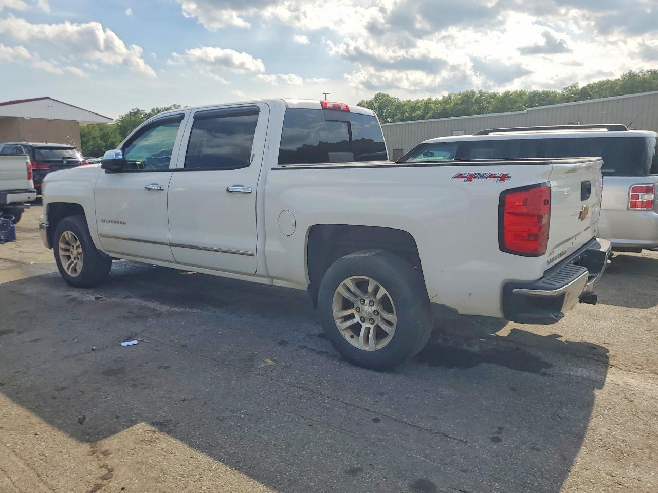 2014 Chevy Silverado K1500 Ltz-cln Title-pri Fleet Белый vin: 3GCUKSEC9EG565747