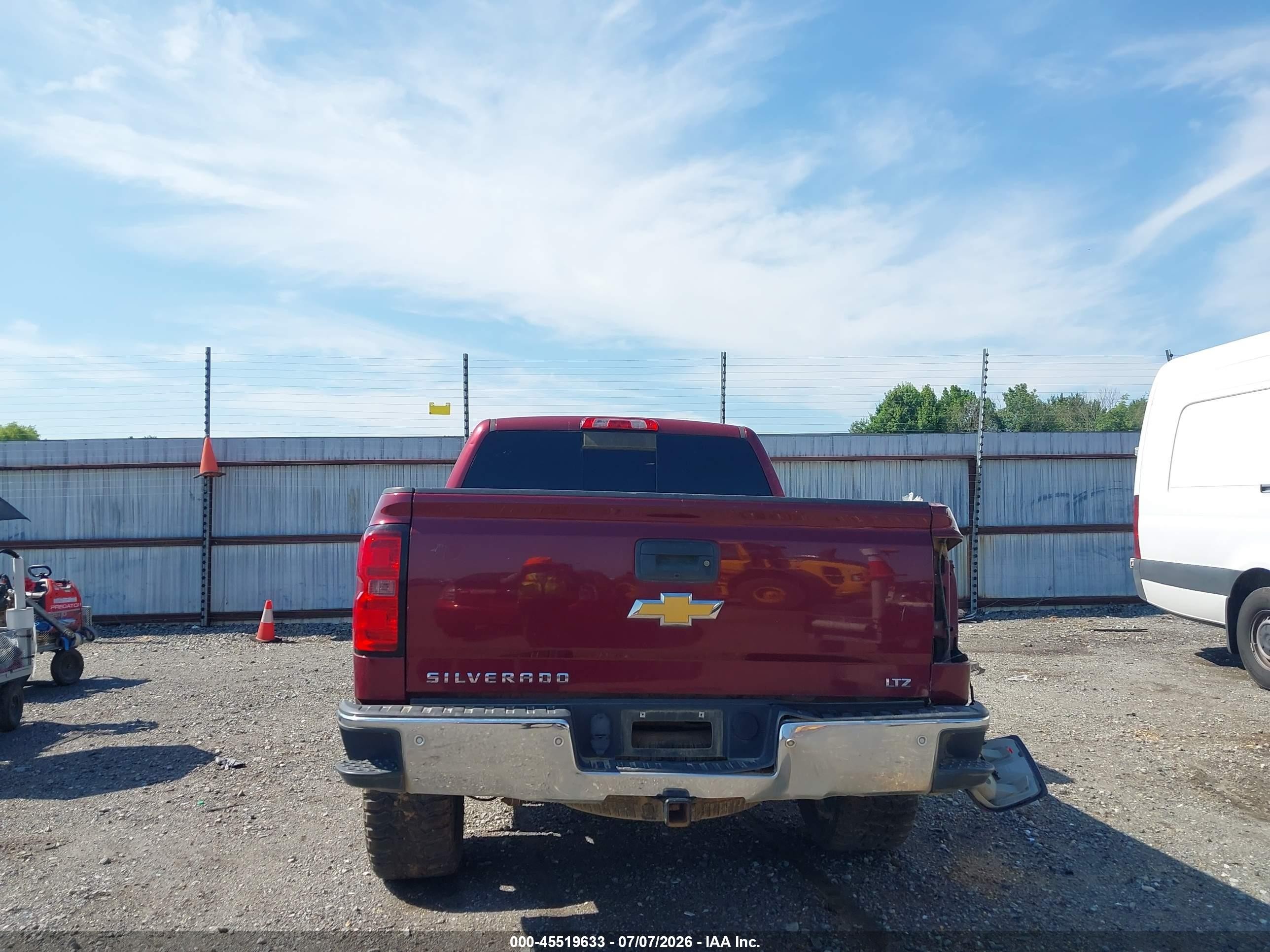 2015 Chevrolet Silverado 1500 Ltz Бордовый vin: 3GCUKSEC9FG212507