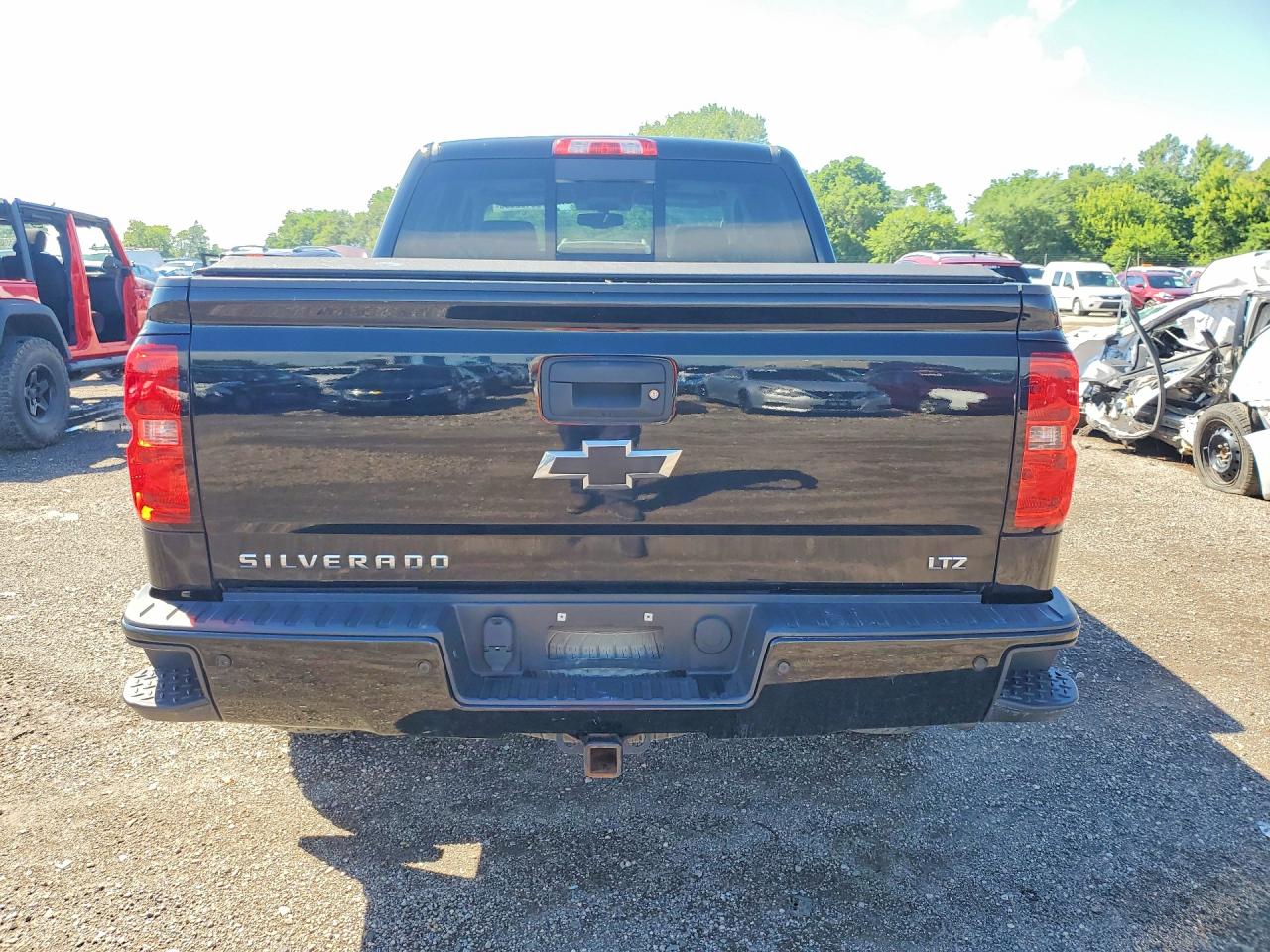 2015 Chevrolet Silverado K1500 Ltz Black vin: 3GCUKSEC9FG326927