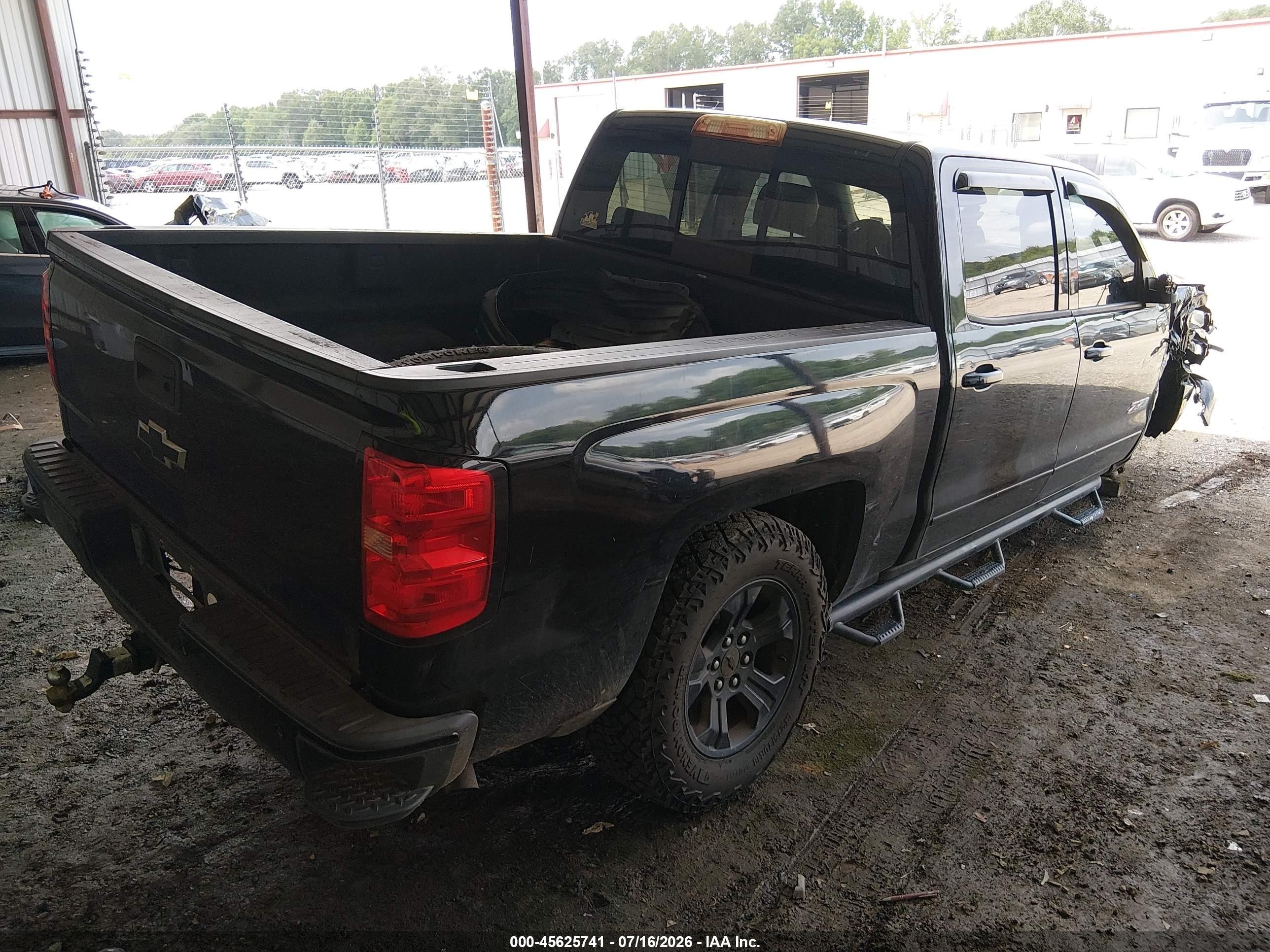 2015 Chevrolet Silverado 1500 Ltz Черный vin: 3GCUKSEC9FG346997