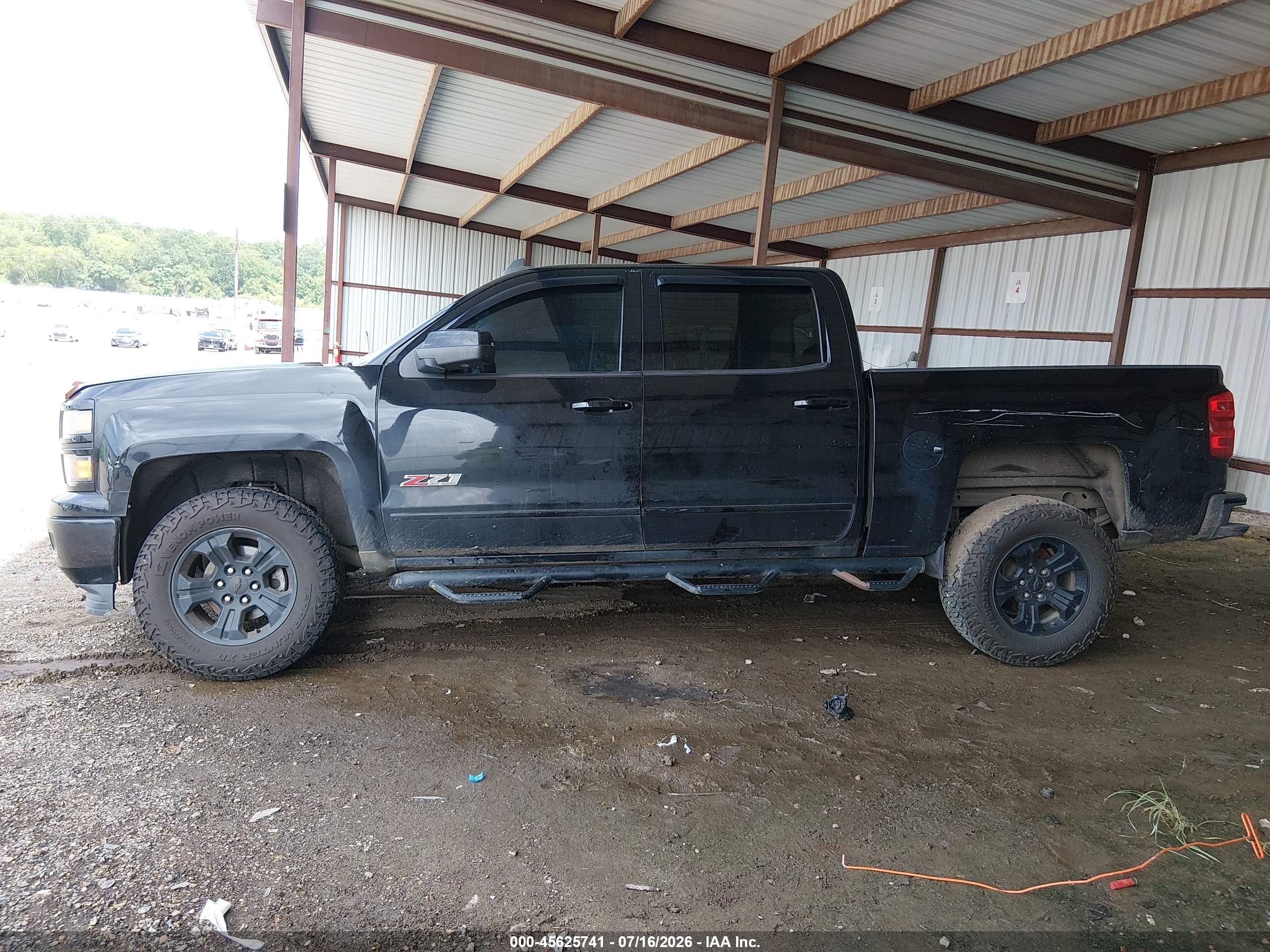 2015 Chevrolet Silverado 1500 Ltz Черный vin: 3GCUKSEC9FG346997