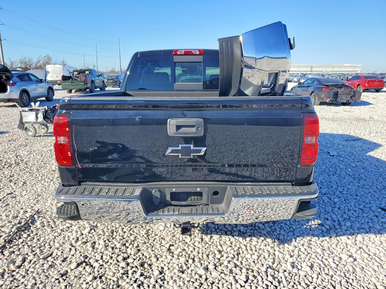2015 Chevrolet Silverado K1500 Ltz Black vin: 3GCUKSEC9FG513696