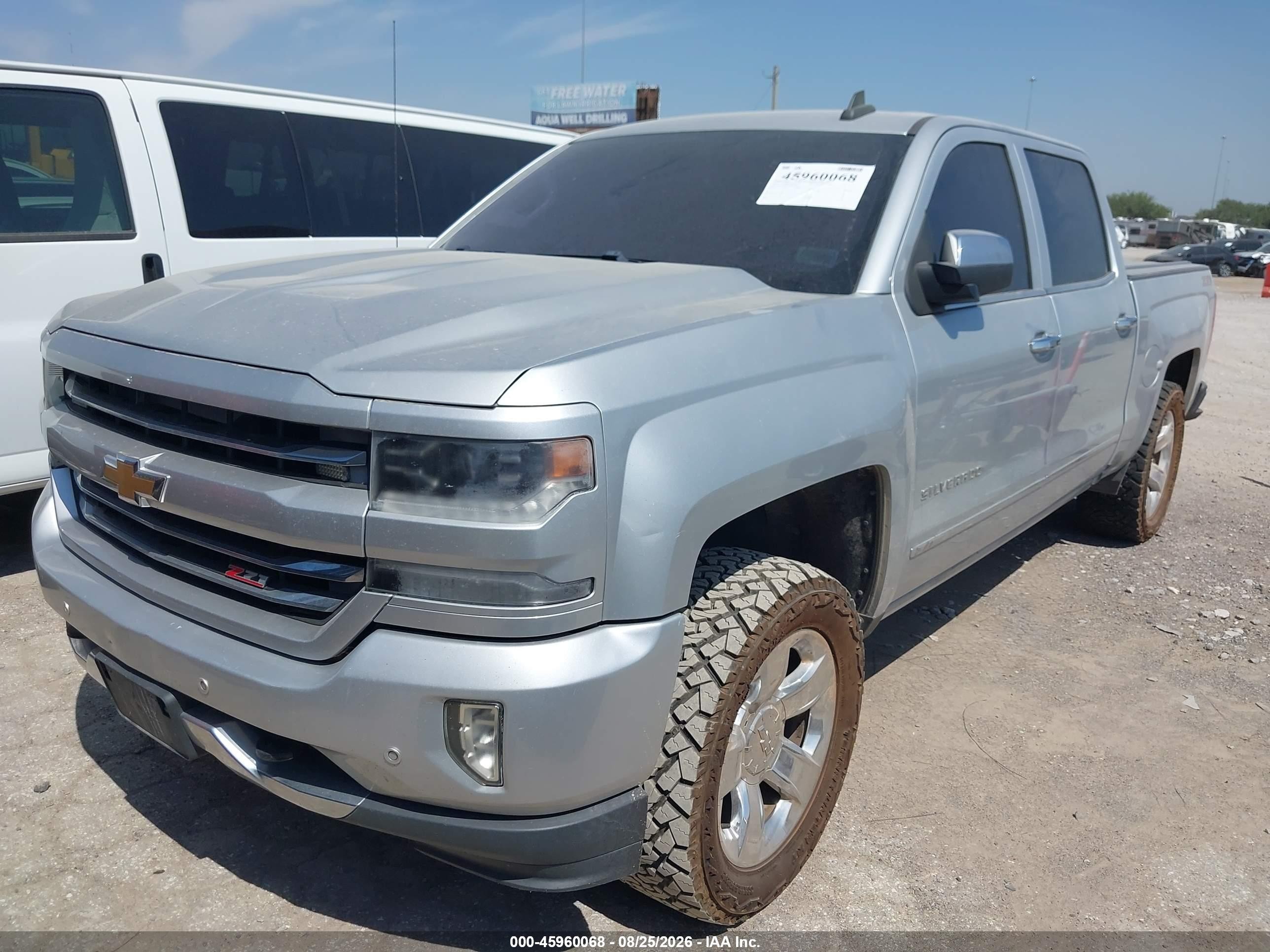 2016 Chevrolet Silverado 1500 2lz Silver vin: 3GCUKSEC9GG275995