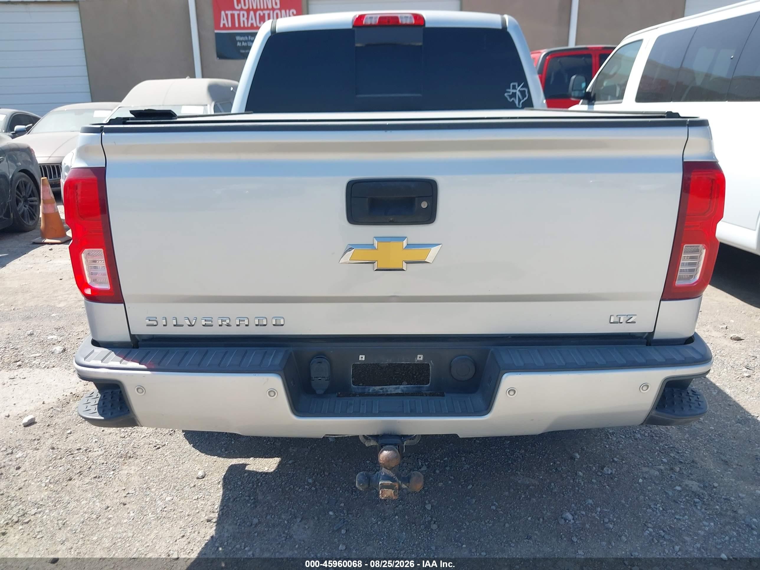 2016 Chevrolet Silverado 1500 2lz Silver vin: 3GCUKSEC9GG275995