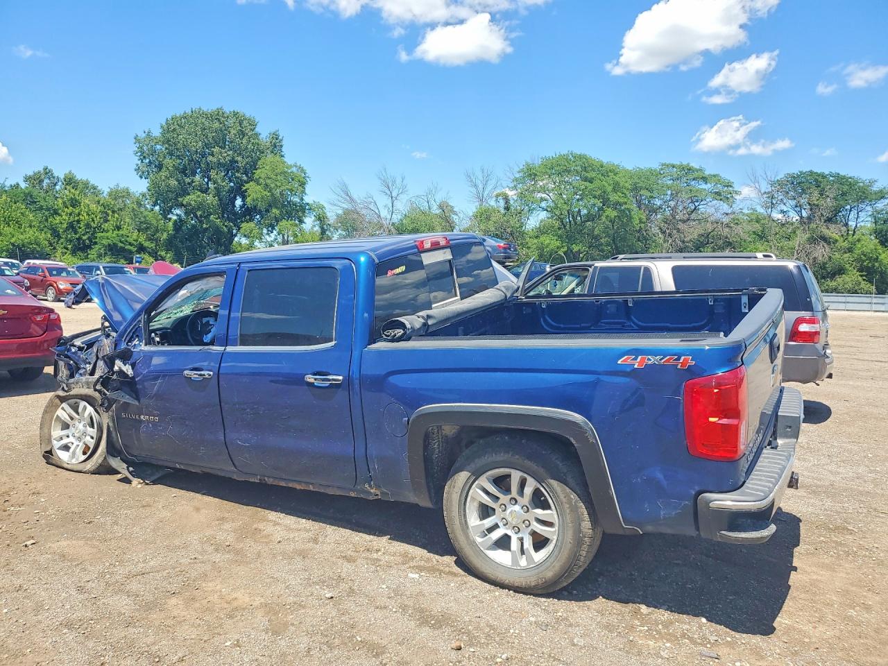 2016 Chevrolet Silverado K1500 Ltz Blue vin: 3GCUKSEC9GG306906