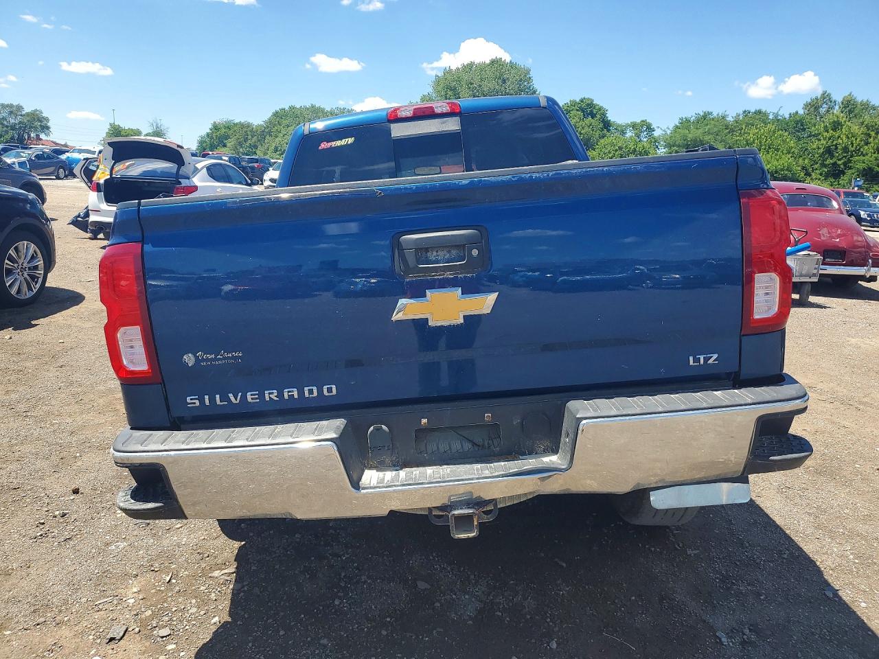 2016 Chevrolet Silverado K1500 Ltz Blue vin: 3GCUKSEC9GG306906