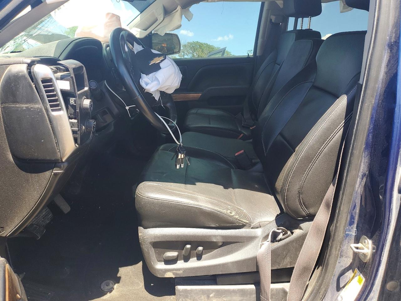 2016 Chevrolet Silverado K1500 Ltz Blue vin: 3GCUKSEC9GG306906