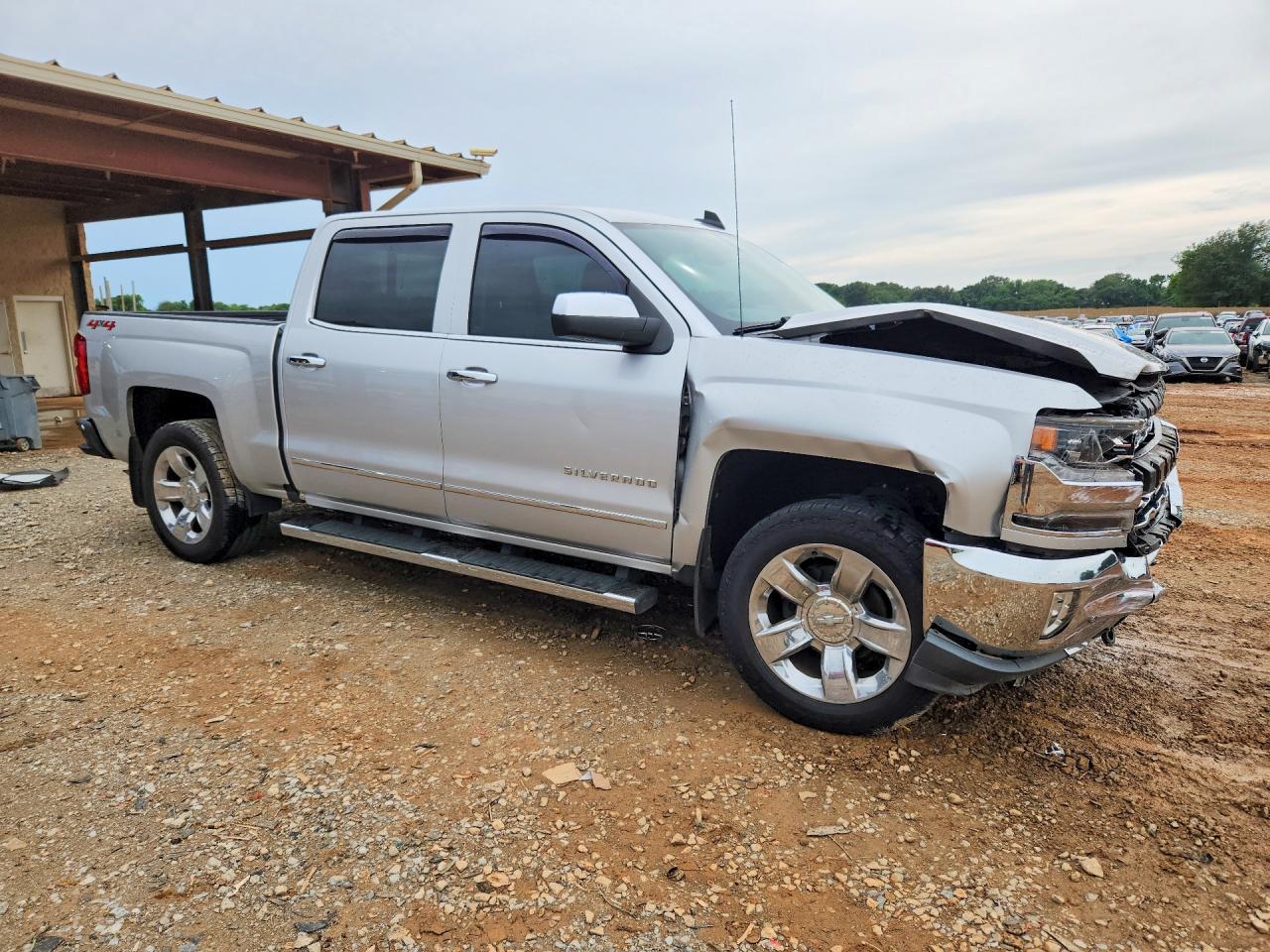 2018 Chevrolet Silverado K1500 Ltz Silver vin: 3GCUKSEC9JG427071