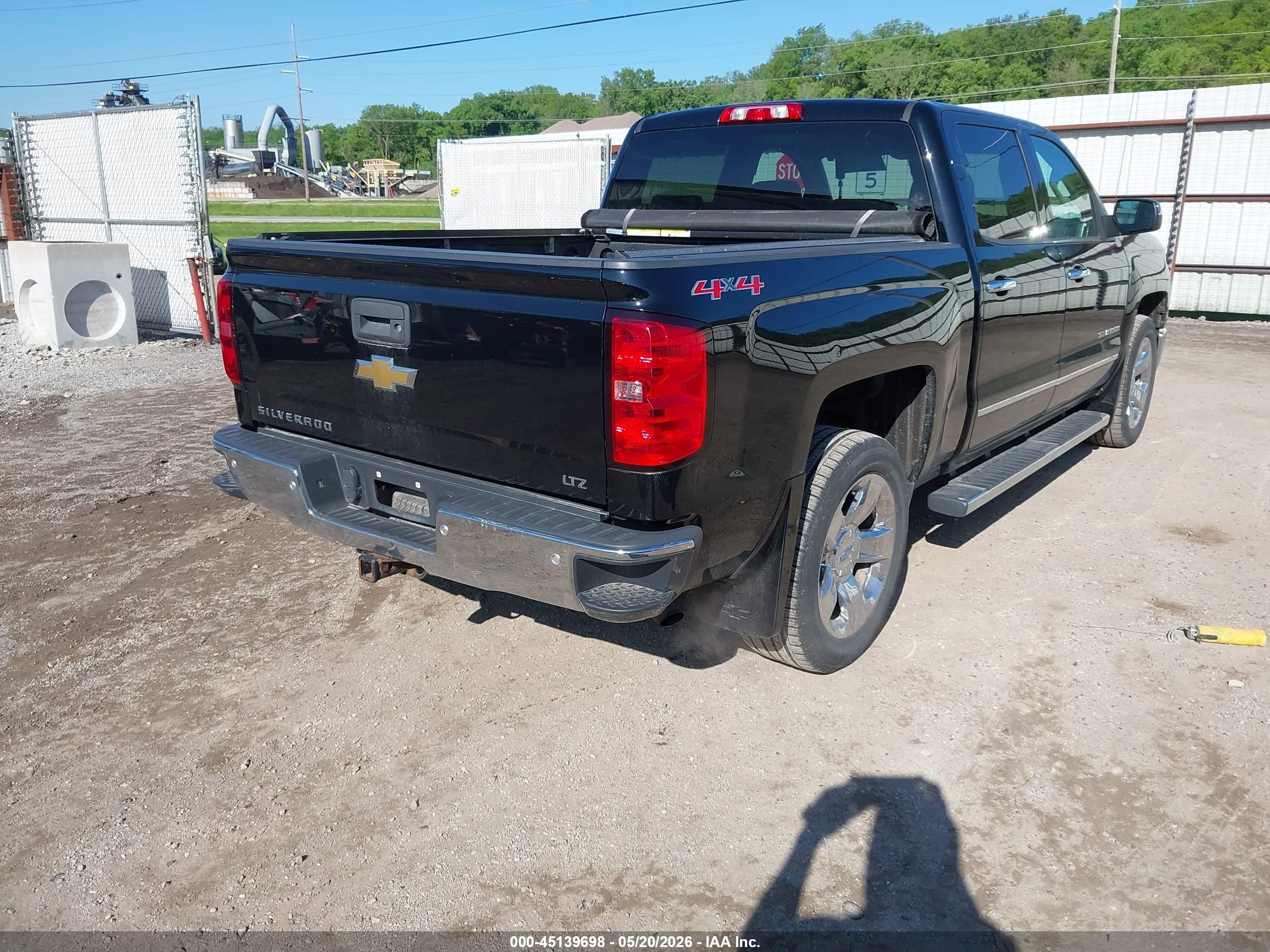2014 Chevrolet Silverado 1500 1lz Black vin: 3GCUKSECXEG291250