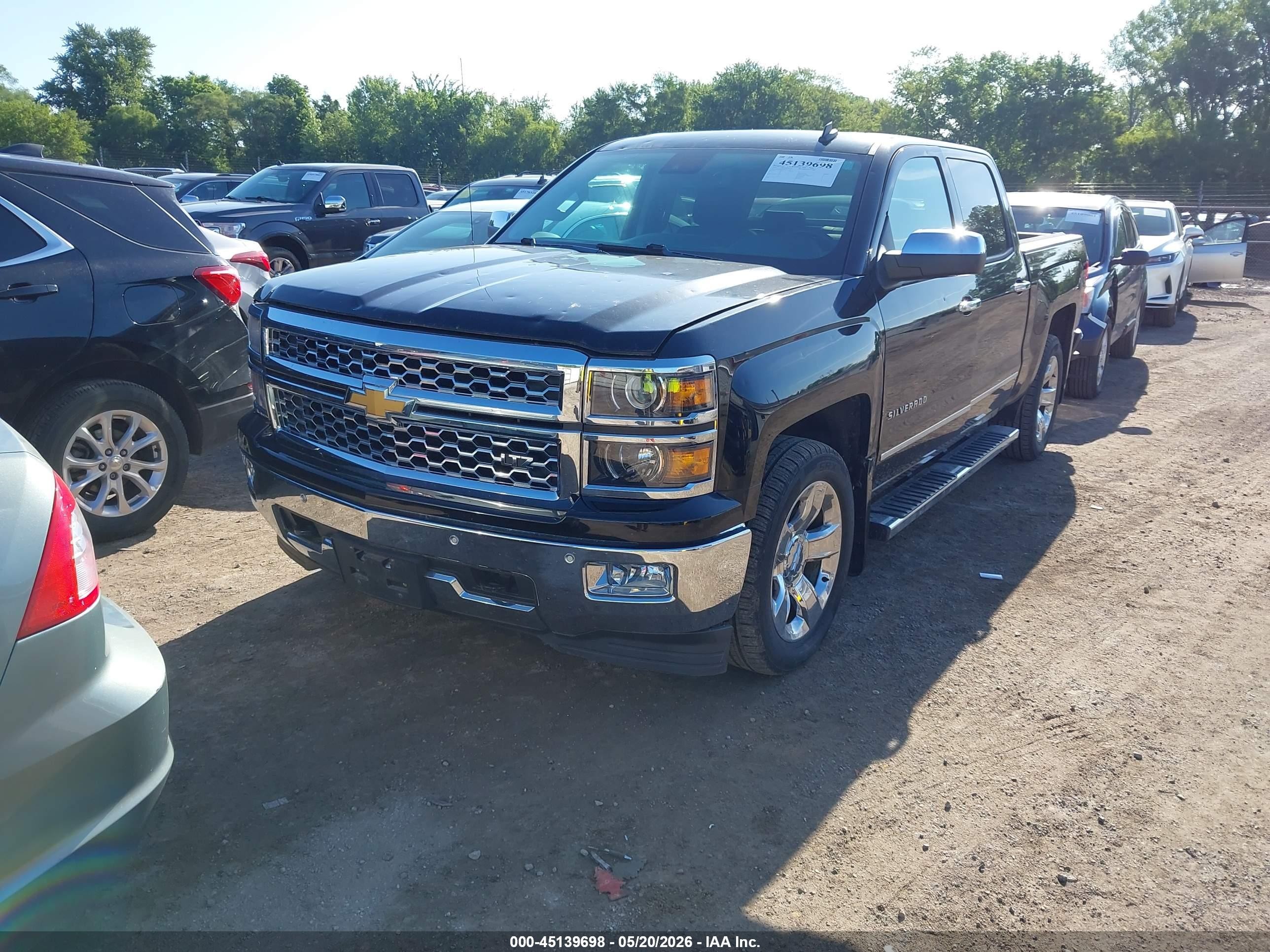 2014 Chevrolet Silverado 1500 1lz Black vin: 3GCUKSECXEG291250