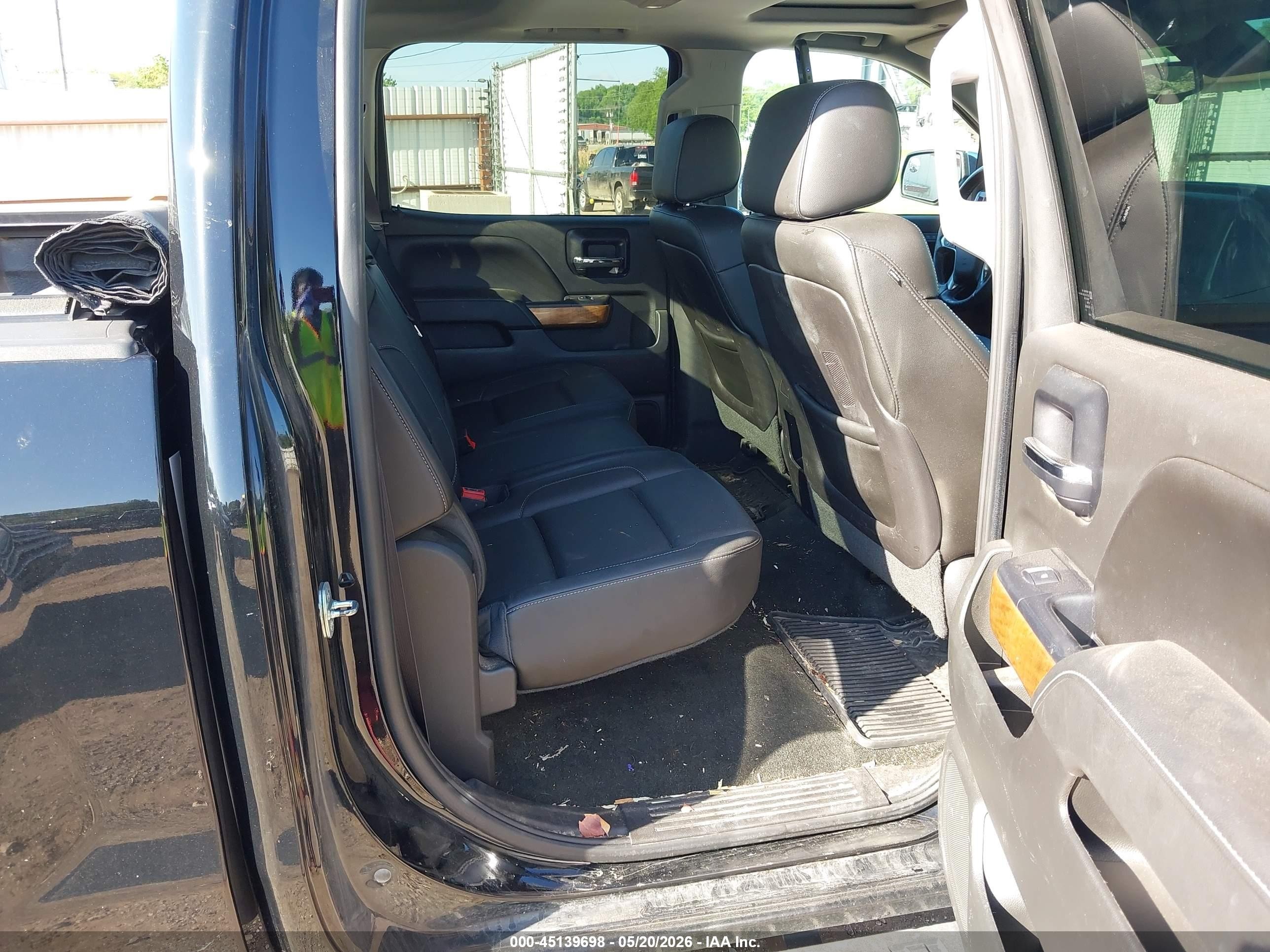2014 Chevrolet Silverado 1500 1lz Black vin: 3GCUKSECXEG291250