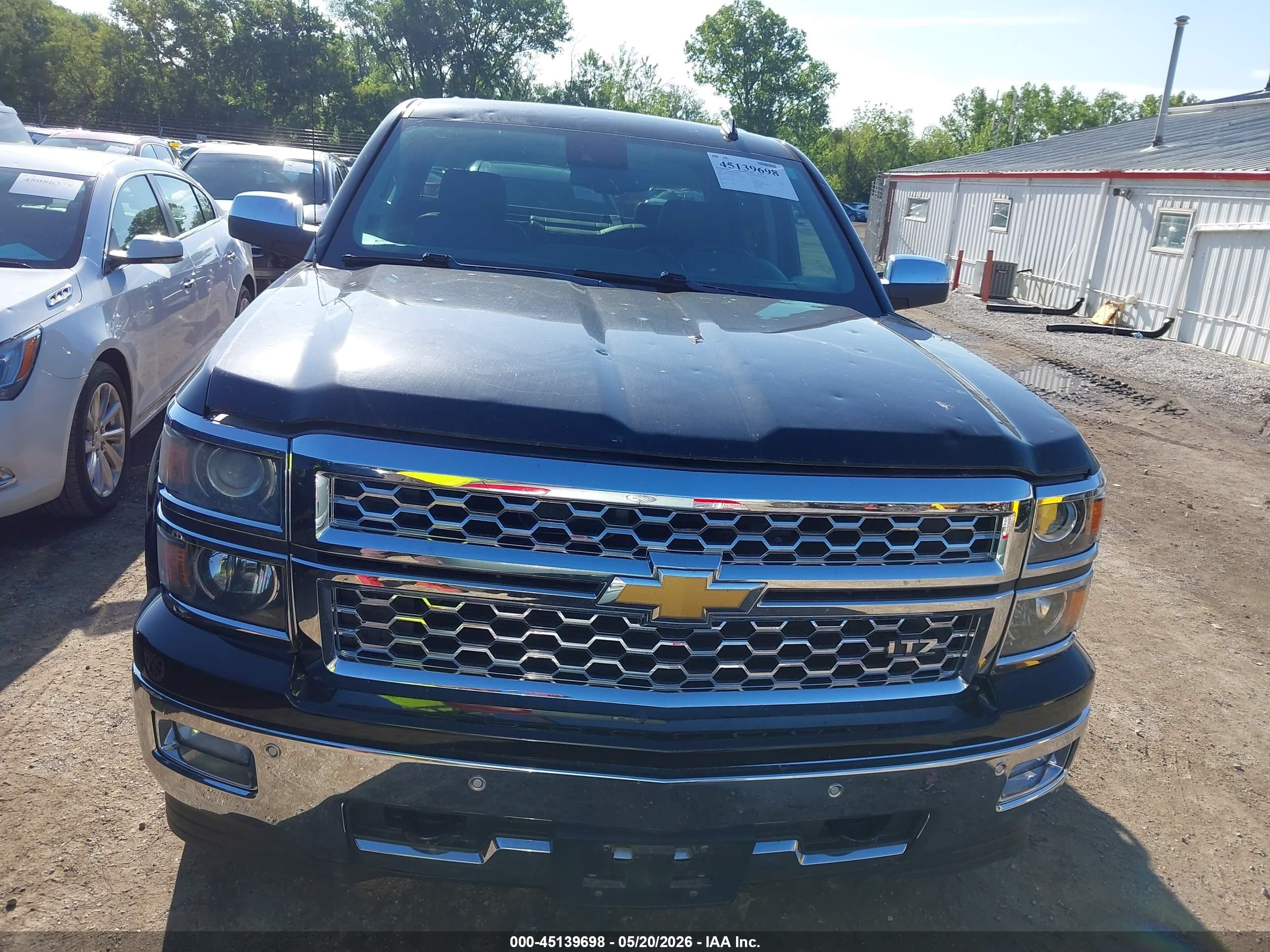 2014 Chevrolet Silverado 1500 1lz Black vin: 3GCUKSECXEG291250