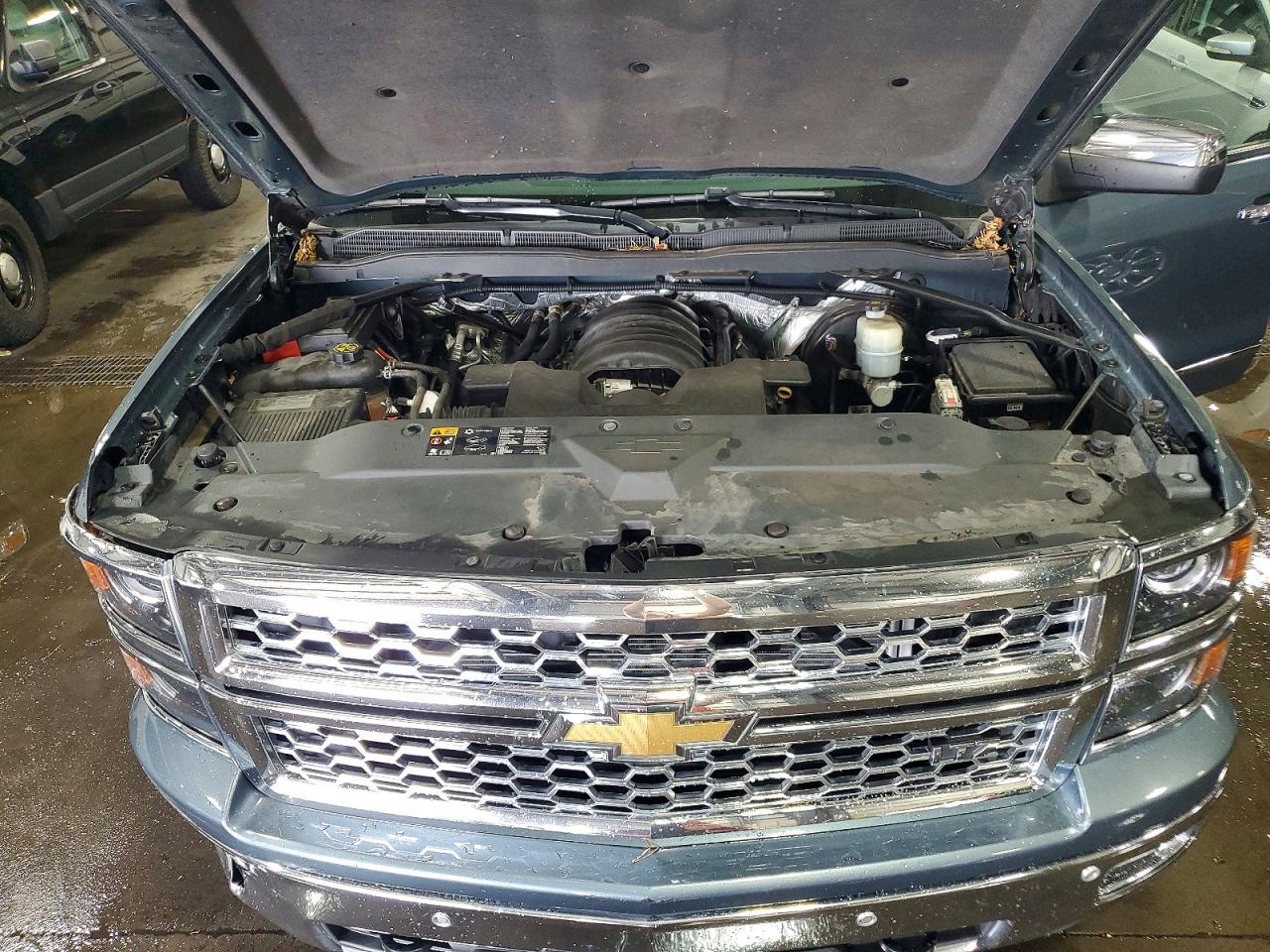 2014 Chevrolet Silverado K1500 Ltz Blue vin: 3GCUKSECXEG315644