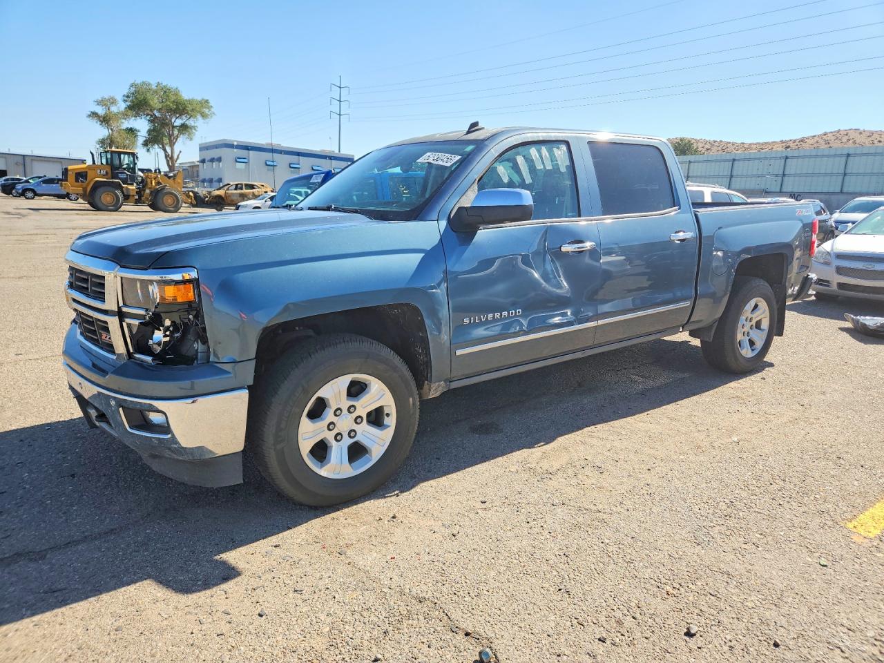 2014 Chevrolet Silverado K1500 Ltz Teal vin: 3GCUKSECXEG362267