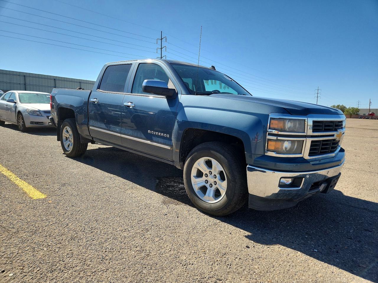 2014 Chevrolet Silverado K1500 Ltz Teal vin: 3GCUKSECXEG362267