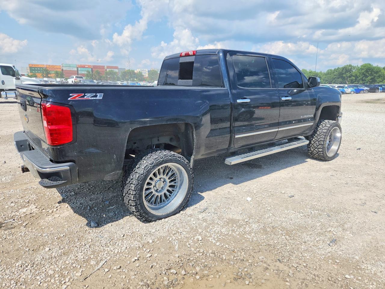 2014 Chevrolet Silverado K1500 Ltz Black vin: 3GCUKSECXEG476382