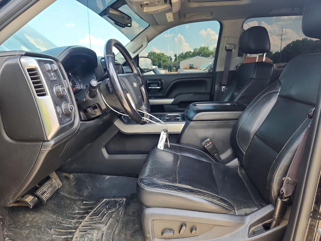 2014 Chevrolet Silverado K1500 Ltz Black vin: 3GCUKSECXEG476382