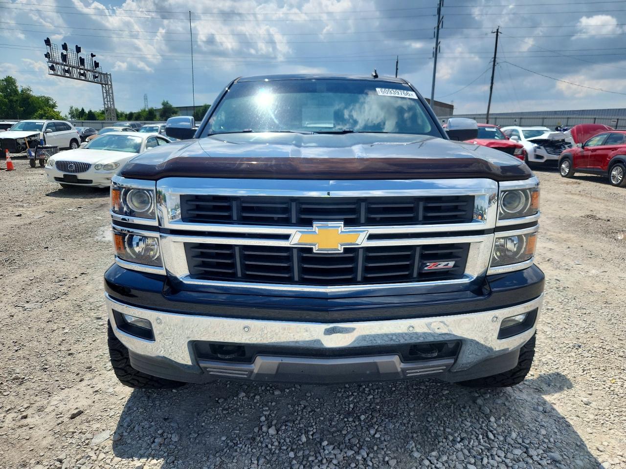 2014 Chevrolet Silverado K1500 Ltz Black vin: 3GCUKSECXEG476382