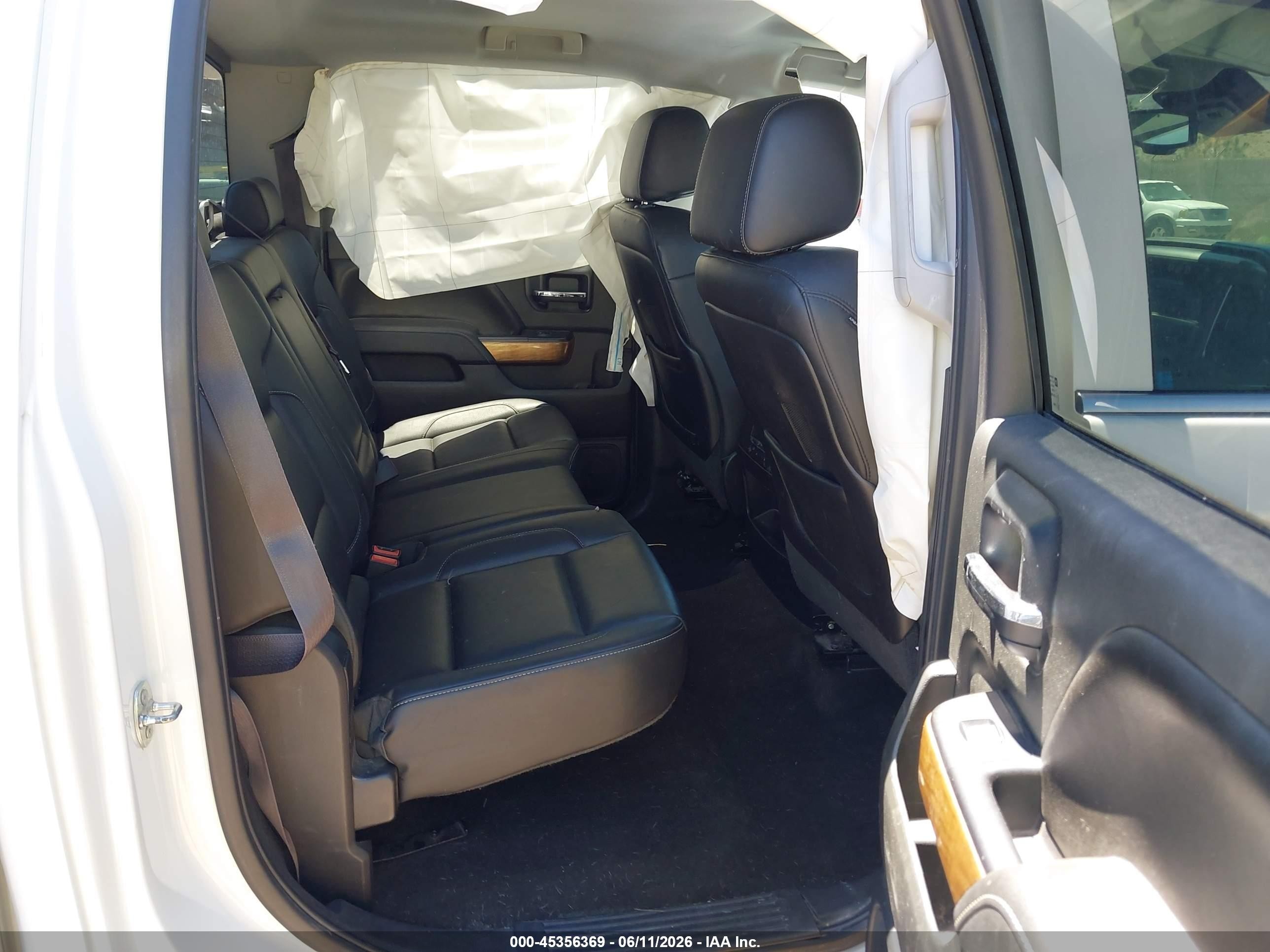 2015 Chevrolet Silverado 1500 Ltz White vin: 3GCUKSECXFG112433
