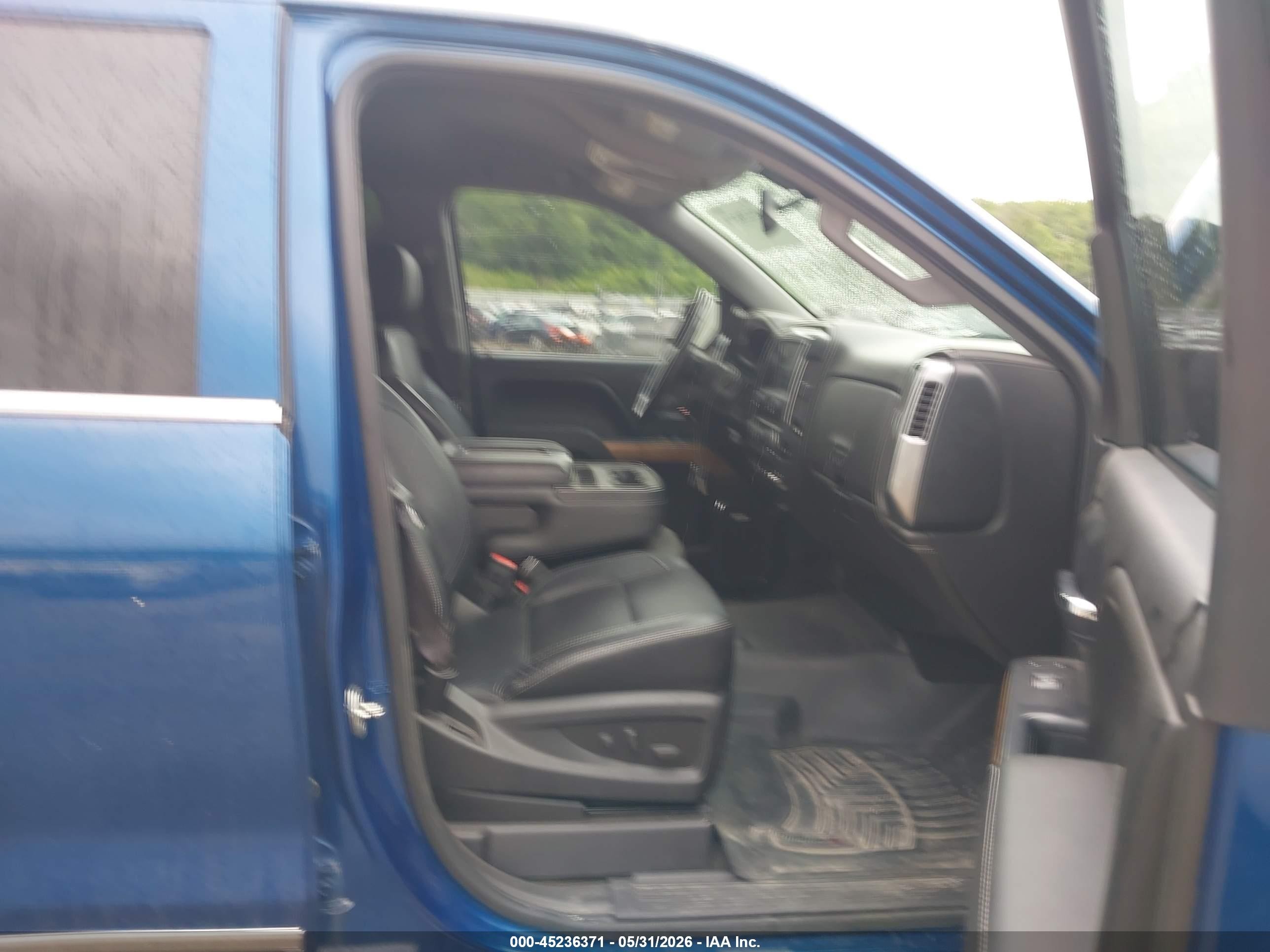 2015 Chevrolet Silverado 1500 1lz Blue vin: 3GCUKSECXFG236489