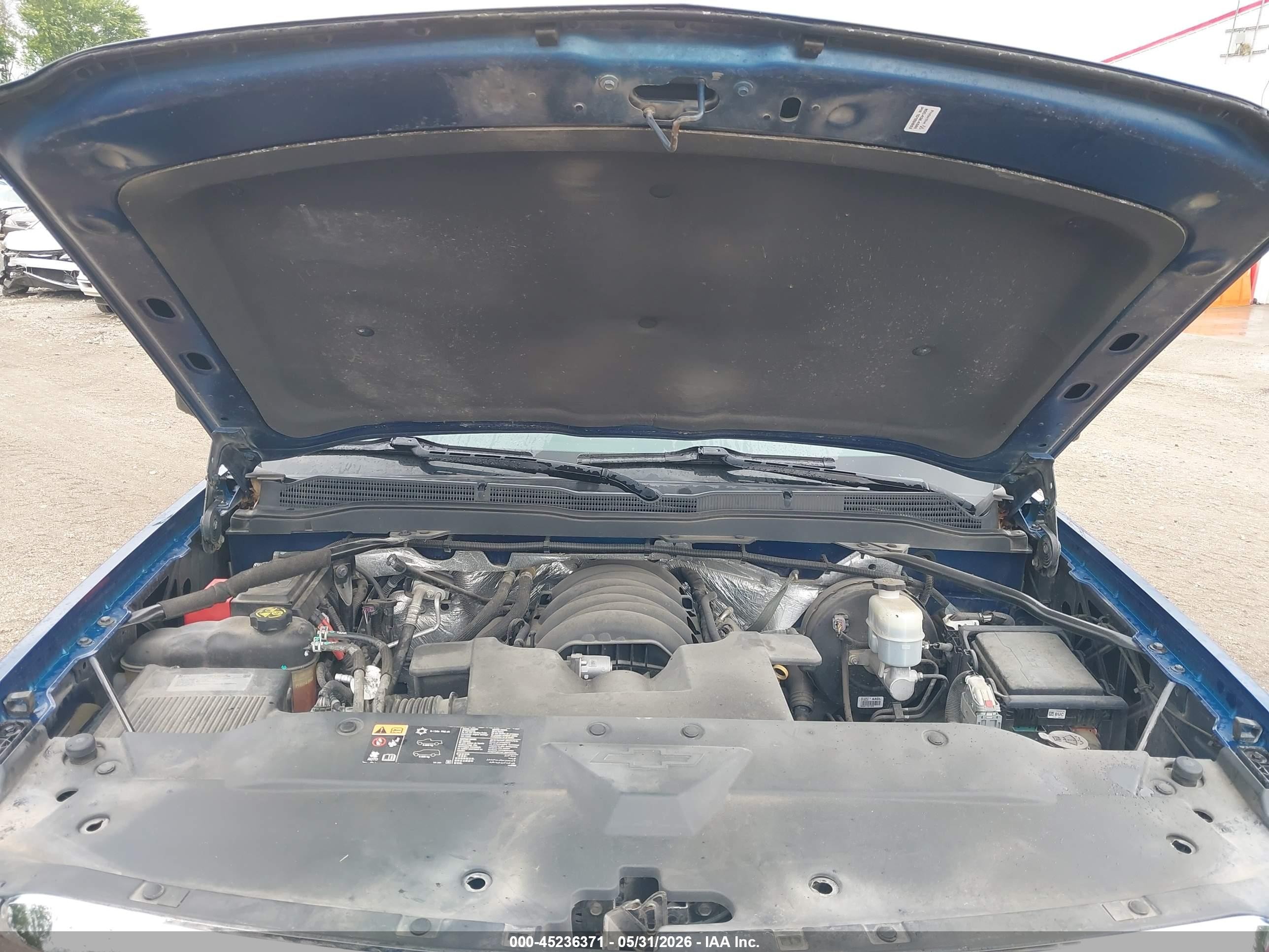 2015 Chevrolet Silverado 1500 1lz Blue vin: 3GCUKSECXFG236489