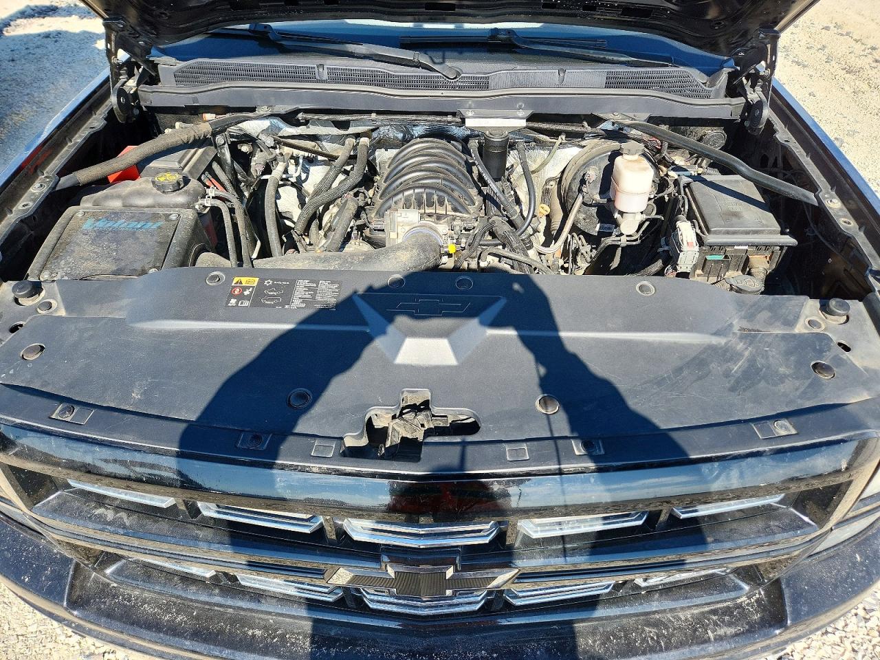 2015 Chevrolet Silverado K1500 Ltz Black vin: 3GCUKSECXFG351416