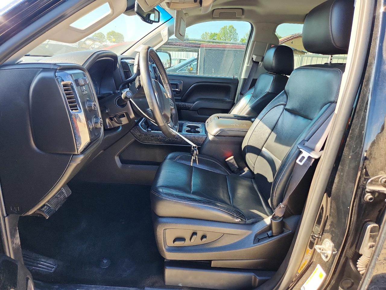 2015 Chevrolet Silverado K1500 Ltz Black vin: 3GCUKSECXFG351416