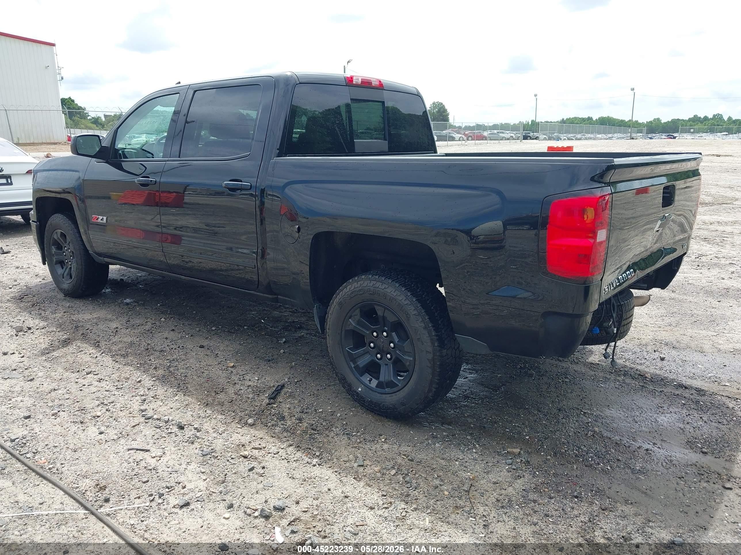 2015 Chevrolet Silverado 1500 2lz Black vin: 3GCUKSECXFG374890
