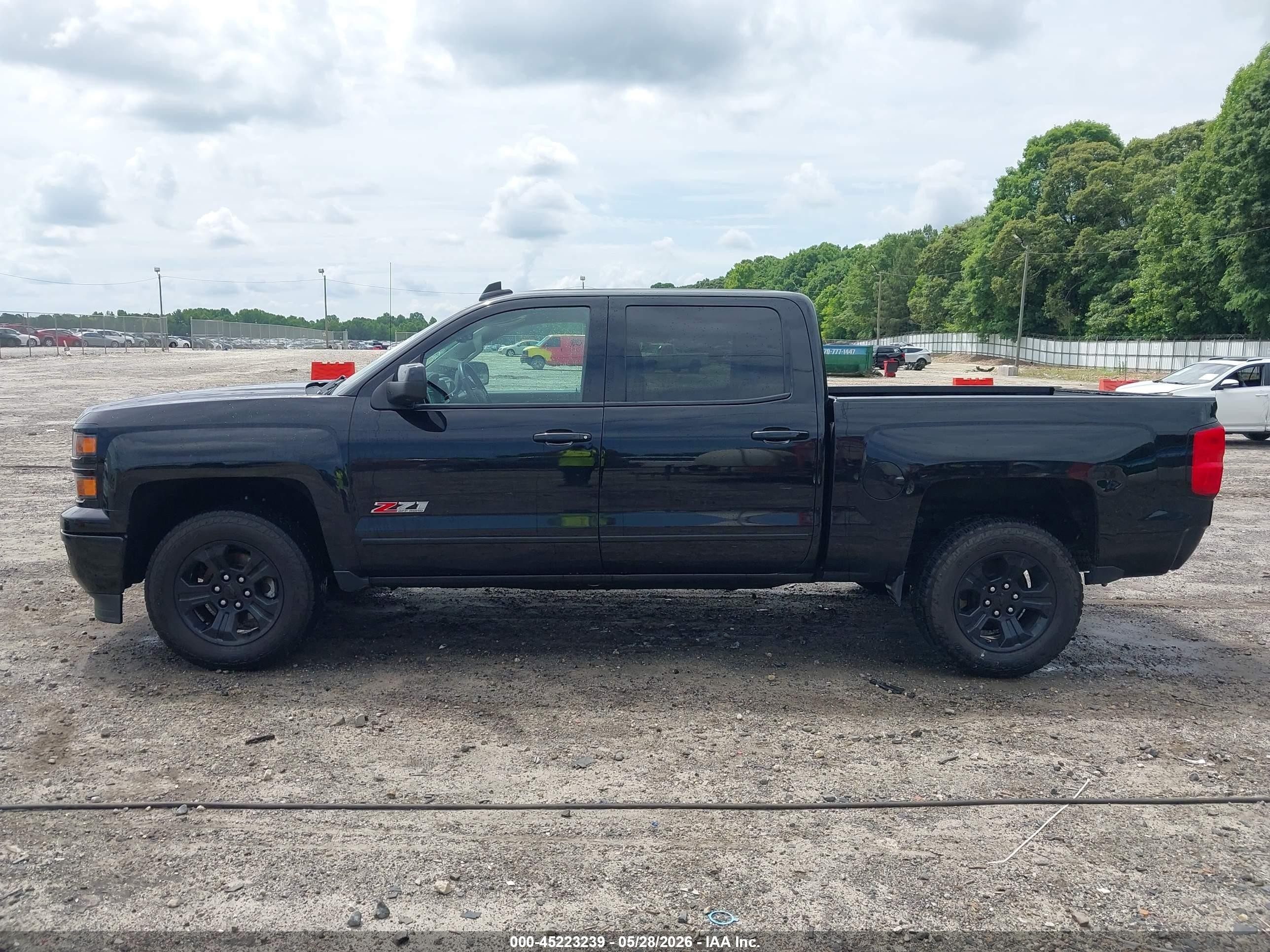 2015 Chevrolet Silverado 1500 2lz Black vin: 3GCUKSECXFG374890