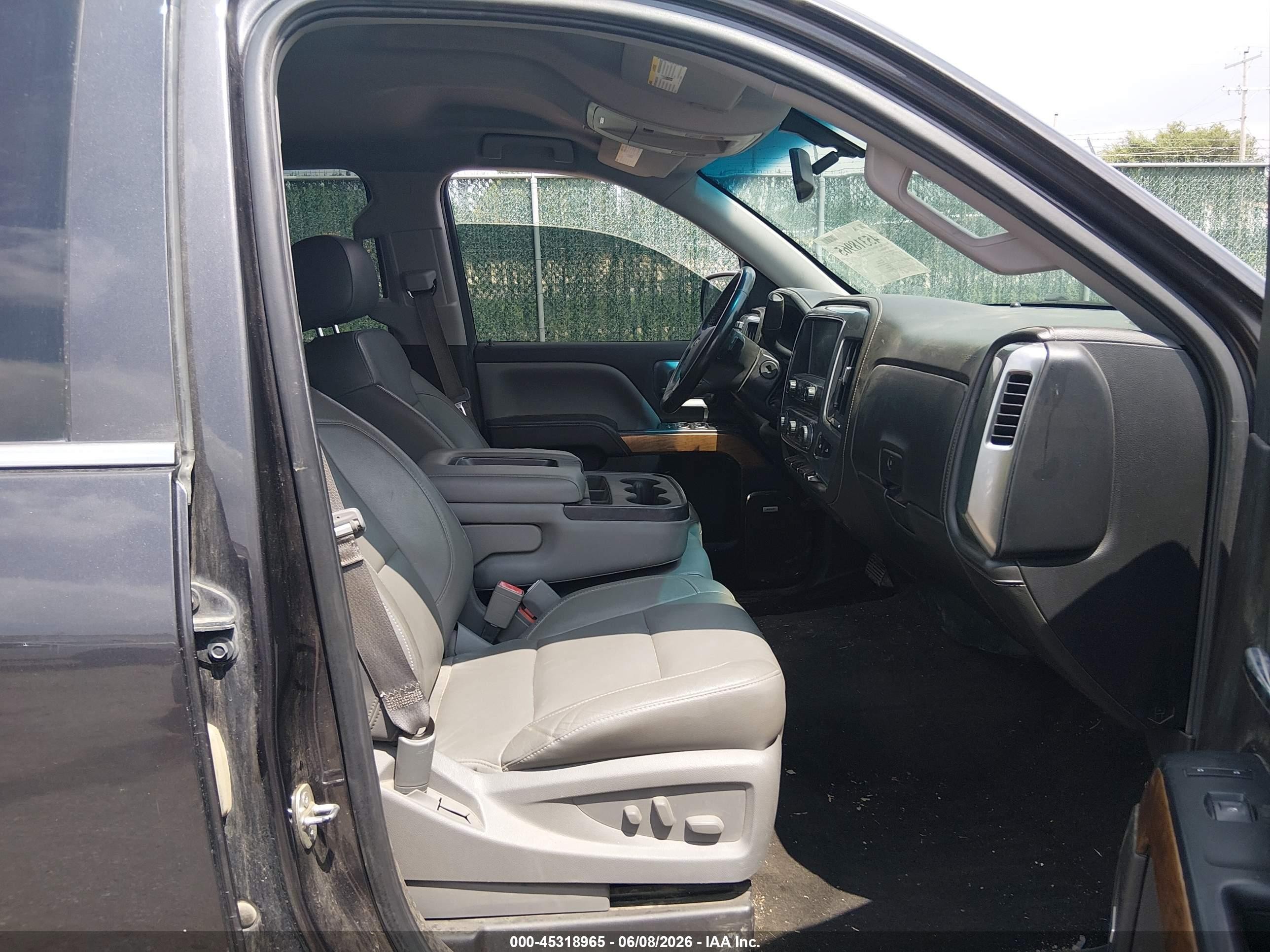 2015 Chevrolet Silverado 1500 Ltz Серый vin: 3GCUKSECXFG376820