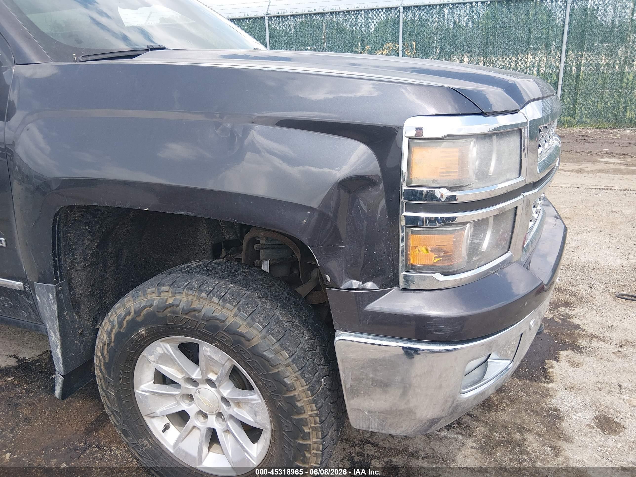 2015 Chevrolet Silverado 1500 Ltz Серый vin: 3GCUKSECXFG376820