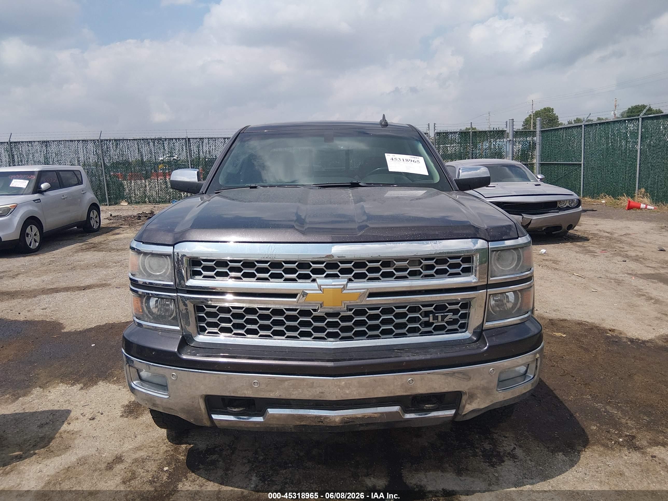 2015 Chevrolet Silverado 1500 Ltz Серый vin: 3GCUKSECXFG376820