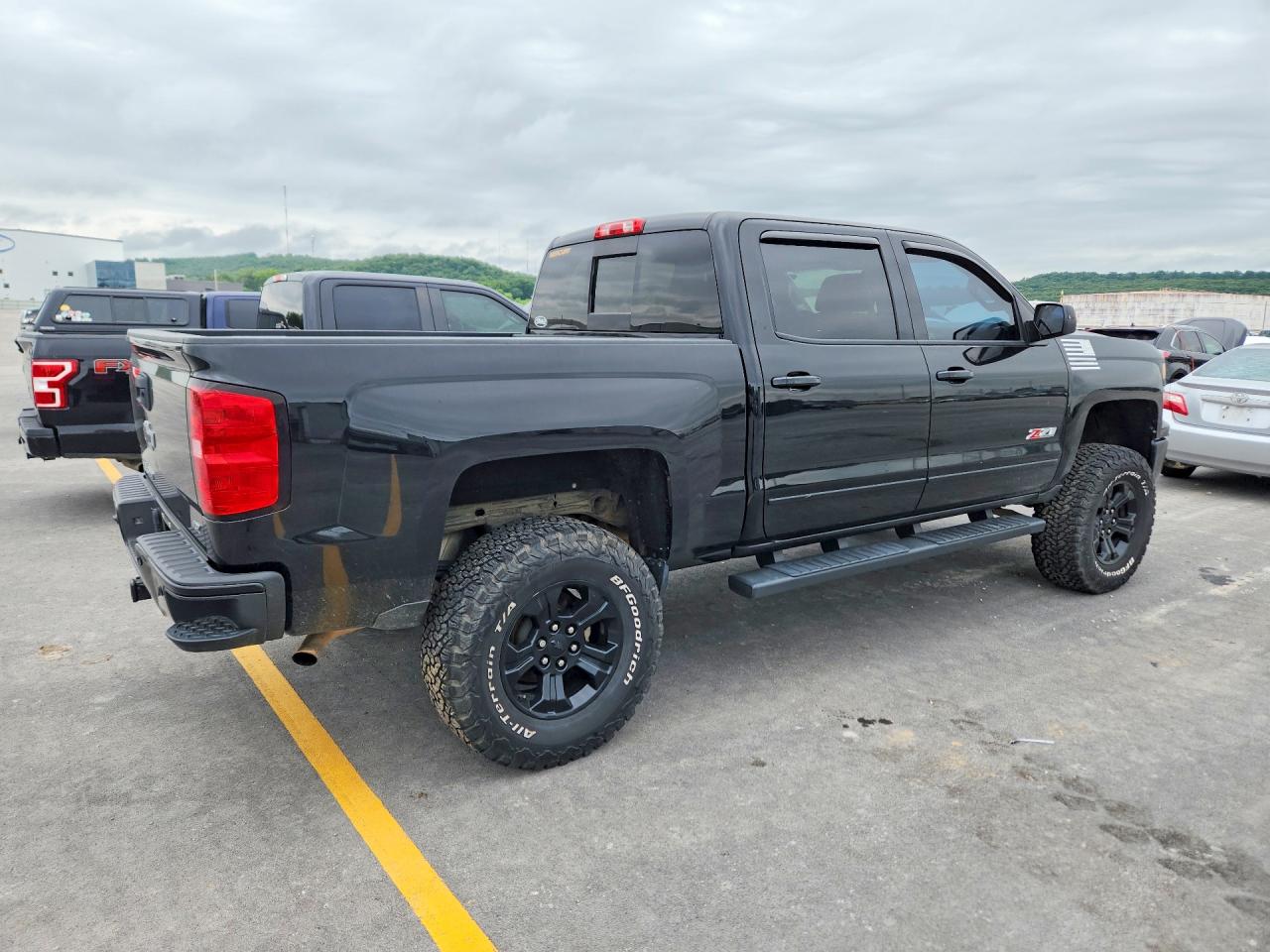 2015 Chevrolet Silverado K1500 Ltz Black vin: 3GCUKSECXFG389597