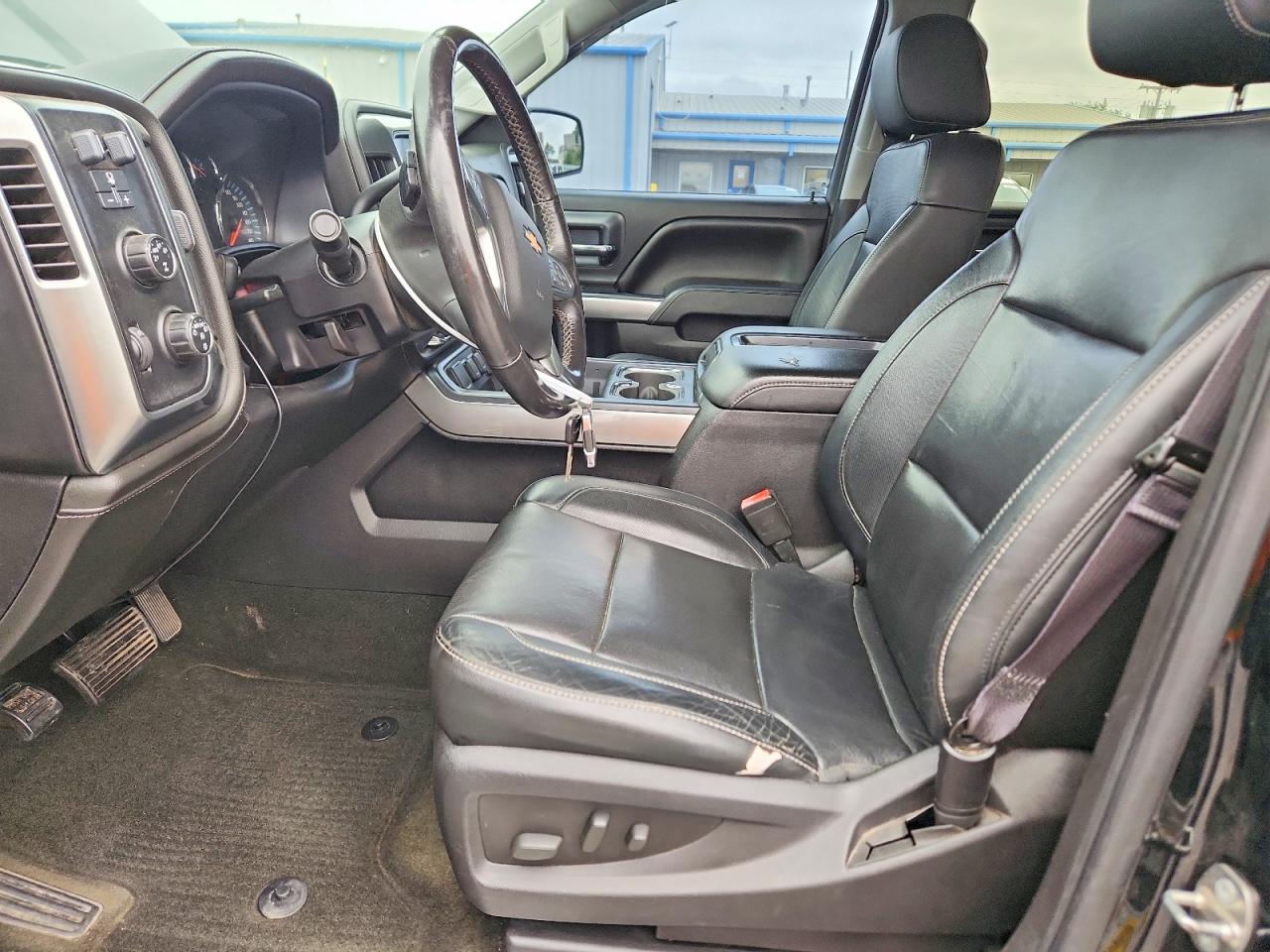 2015 Chevrolet Silverado K1500 Ltz Black vin: 3GCUKSECXFG389597