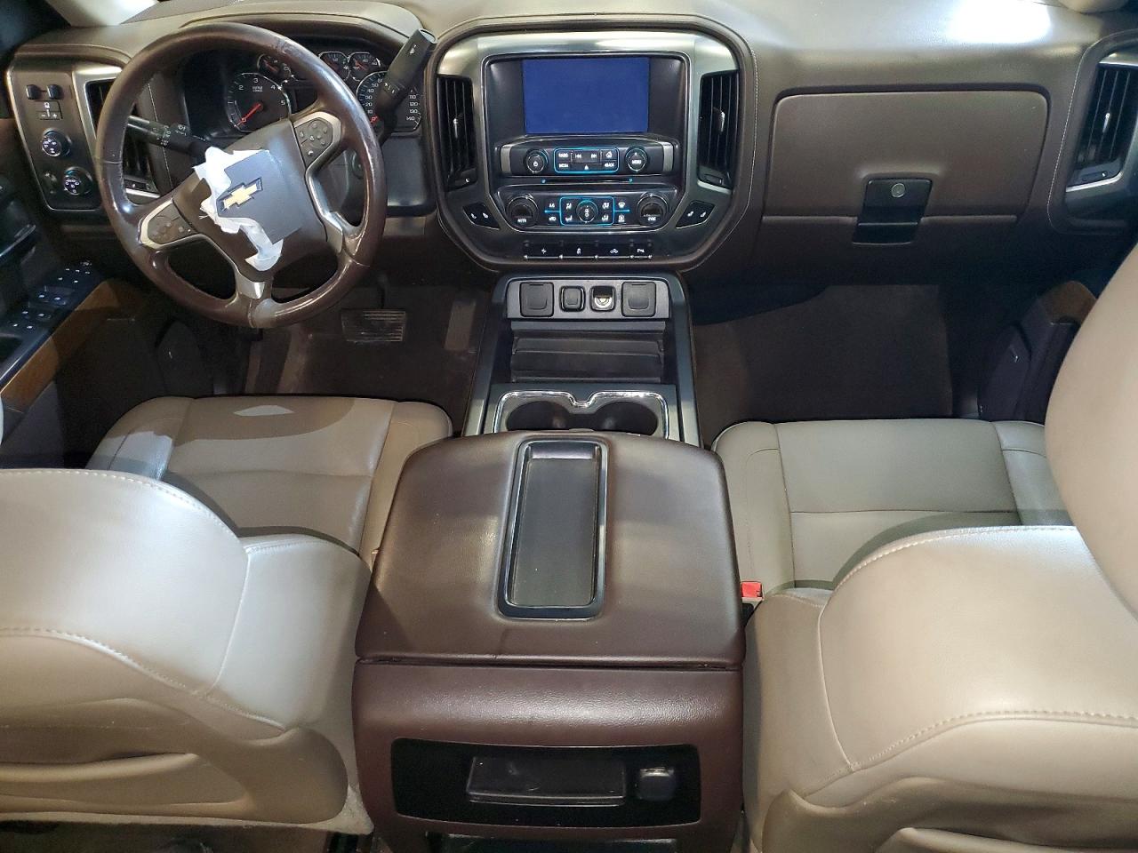 2015 Chevrolet Silverado K1500 Ltz Brown vin: 3GCUKSECXFG400615