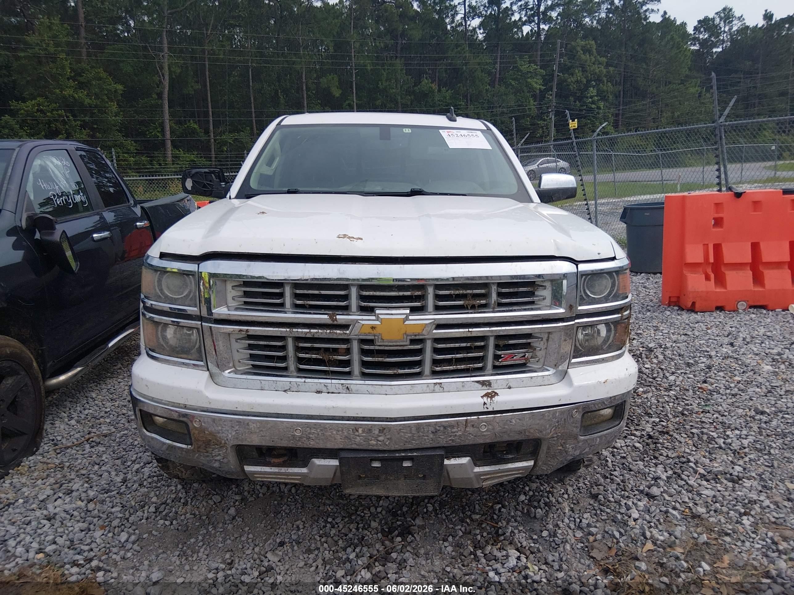 2015 Chevrolet Silverado 1500 2lz White vin: 3GCUKSECXFG515442