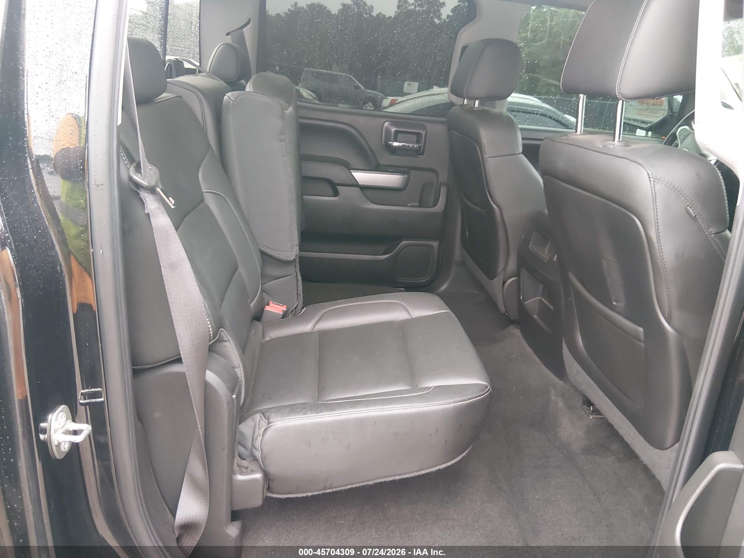 2015 Chevrolet Silverado 1500 Ltz Black vin: 3GCUKSEJ1FG195149