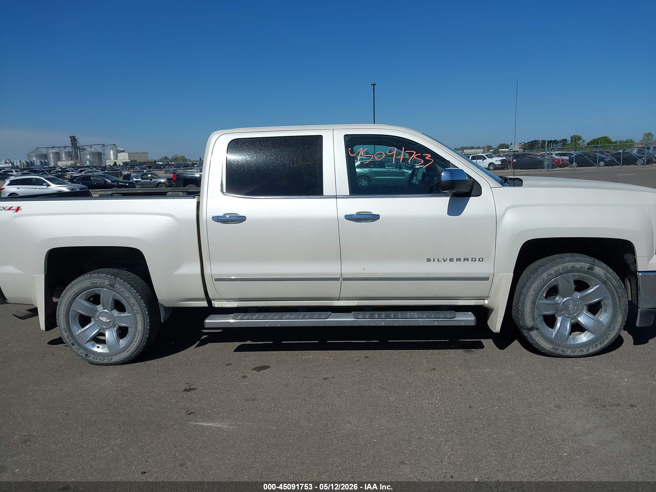 2015 Chevrolet Silverado 1500 1lz White vin: 3GCUKSEJ2FG358021