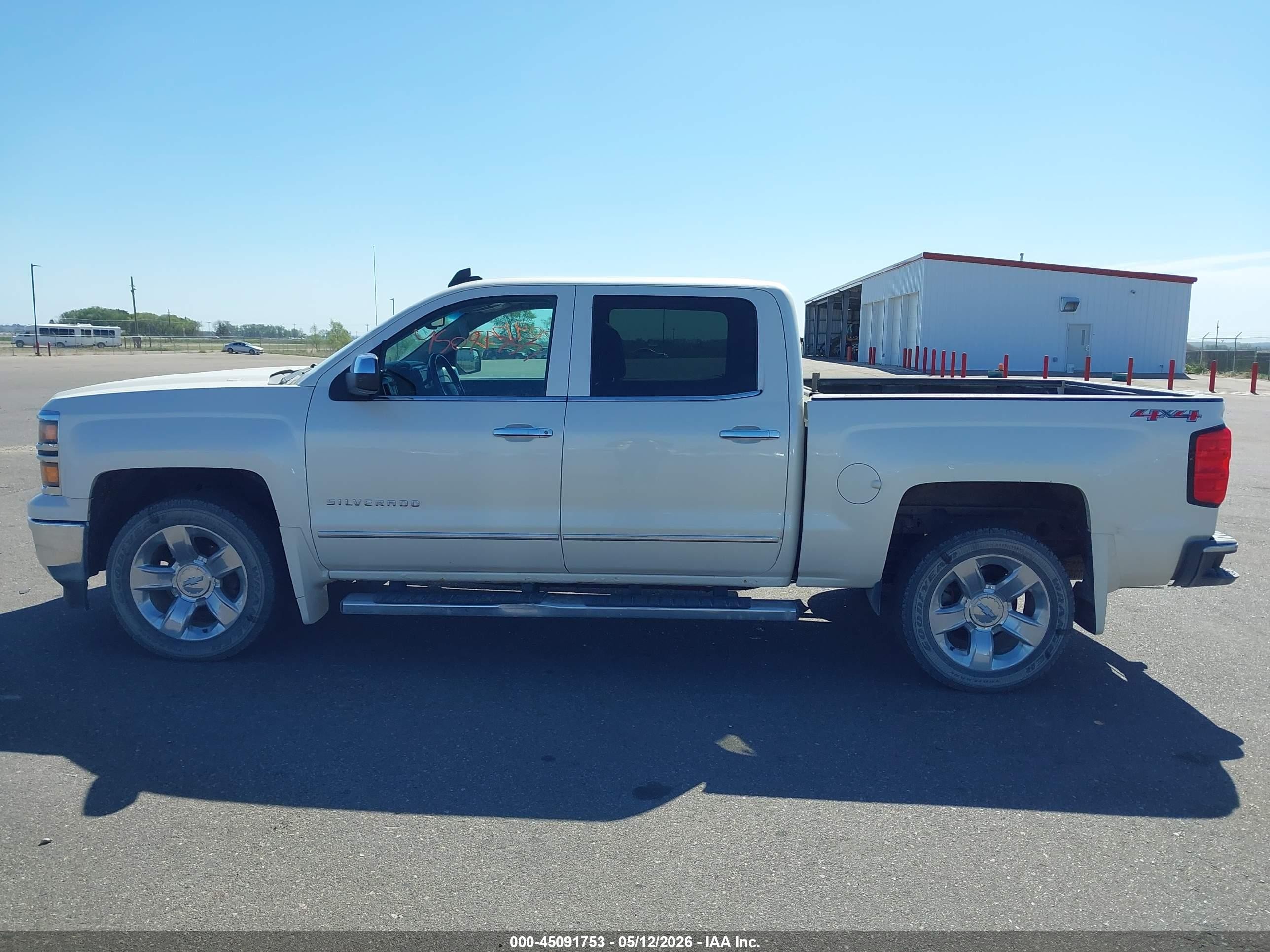 2015 Chevrolet Silverado 1500 1lz White vin: 3GCUKSEJ2FG358021