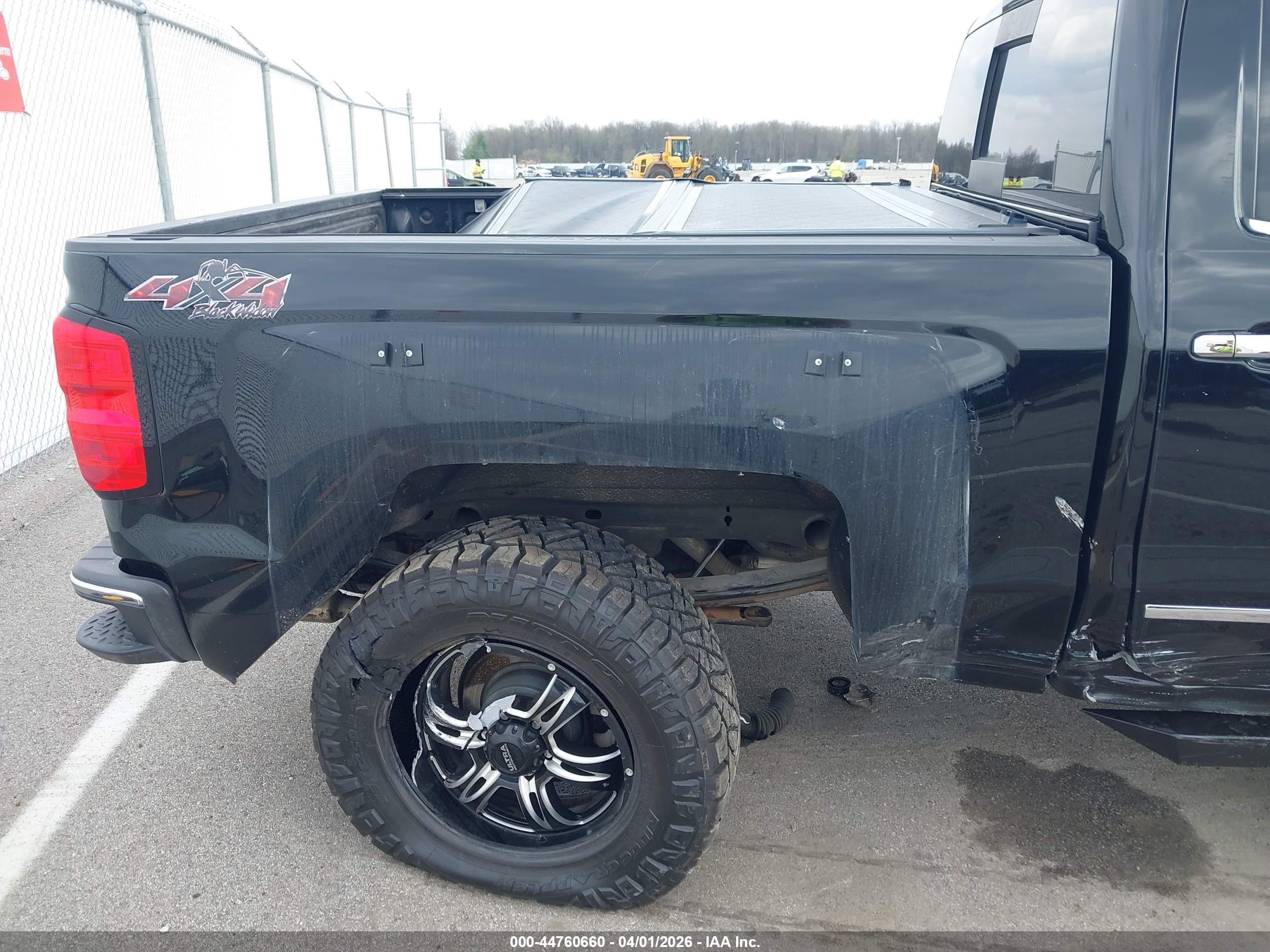 2015 Chevrolet Silverado 1500 2lz Черный vin: 3GCUKSEJ2FG442498