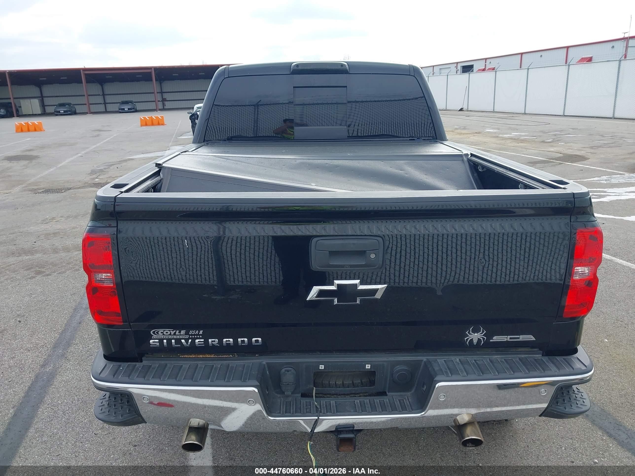 2015 Chevrolet Silverado 1500 2lz Черный vin: 3GCUKSEJ2FG442498