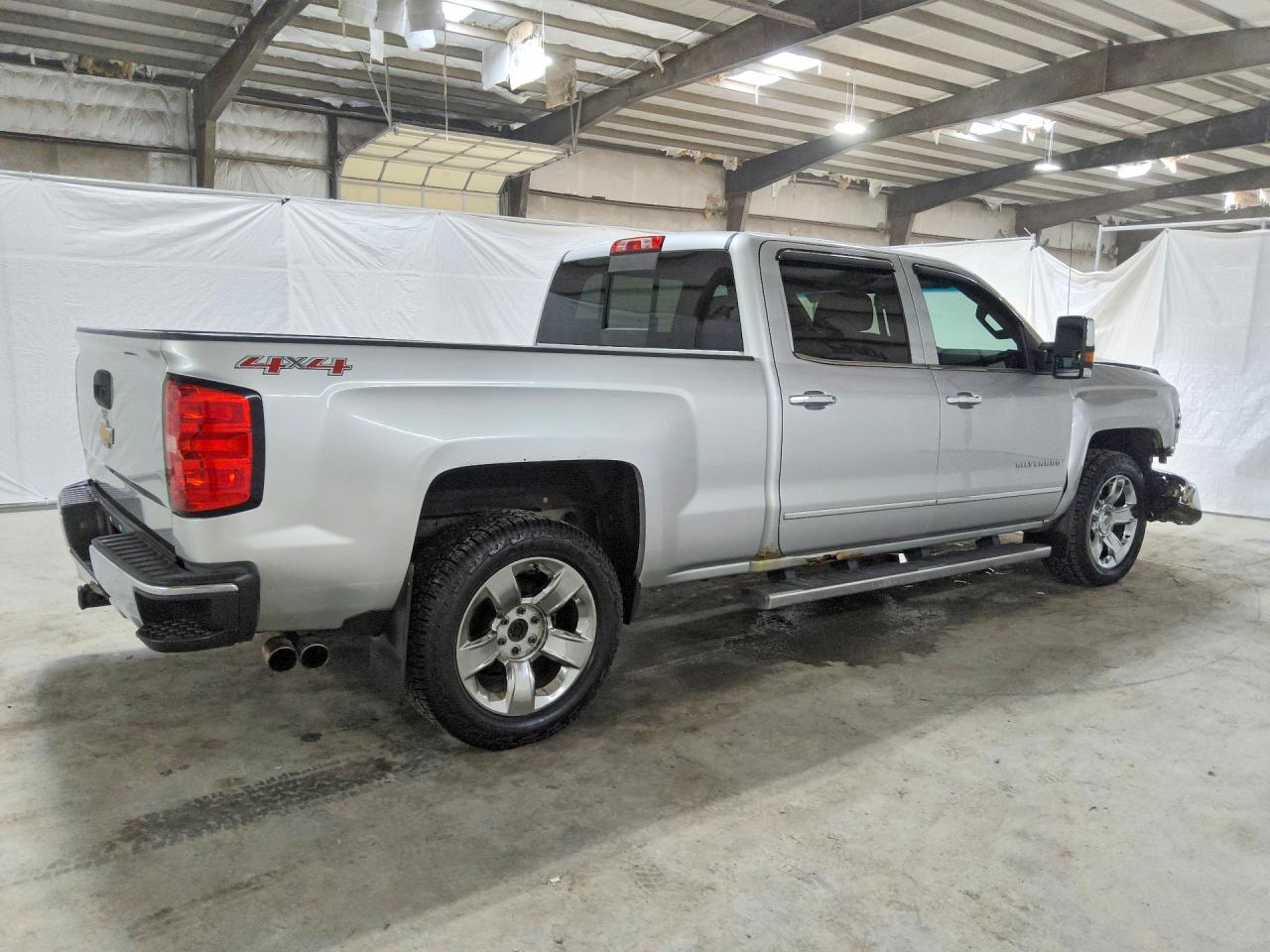 2015 Chevrolet Silverado K1500 Ltz Silver vin: 3GCUKSEJ7FG359889