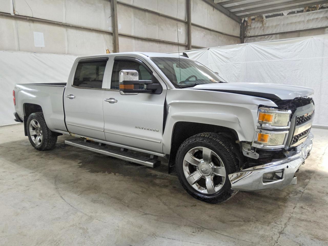 2015 Chevrolet Silverado K1500 Ltz Silver vin: 3GCUKSEJ7FG359889
